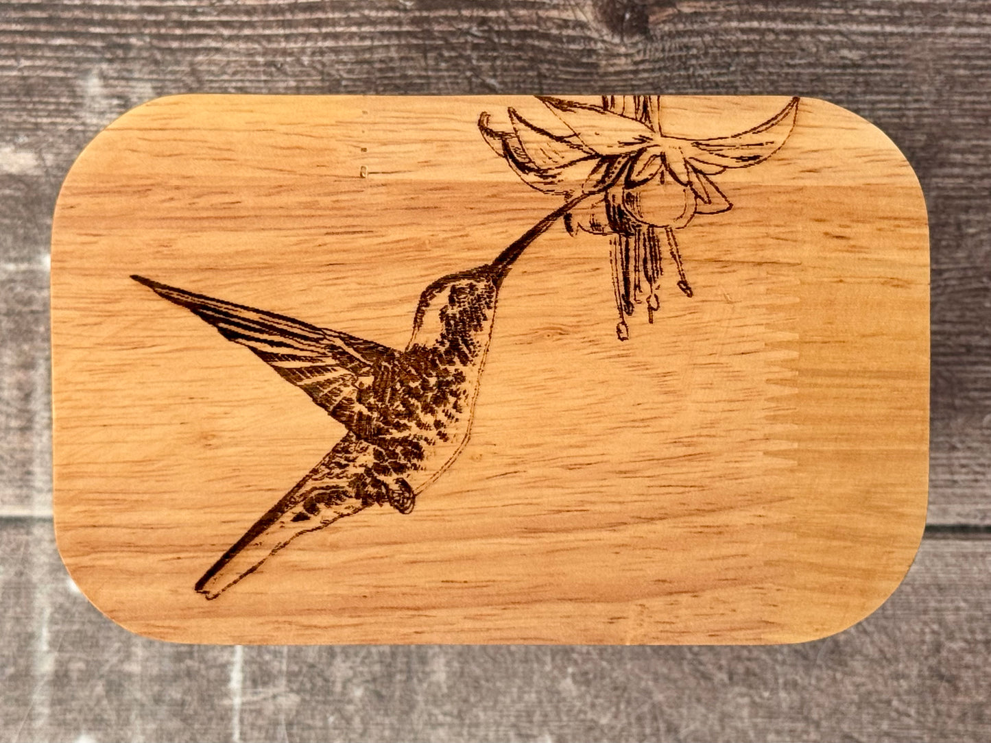 Hummingbird White Butter Dish