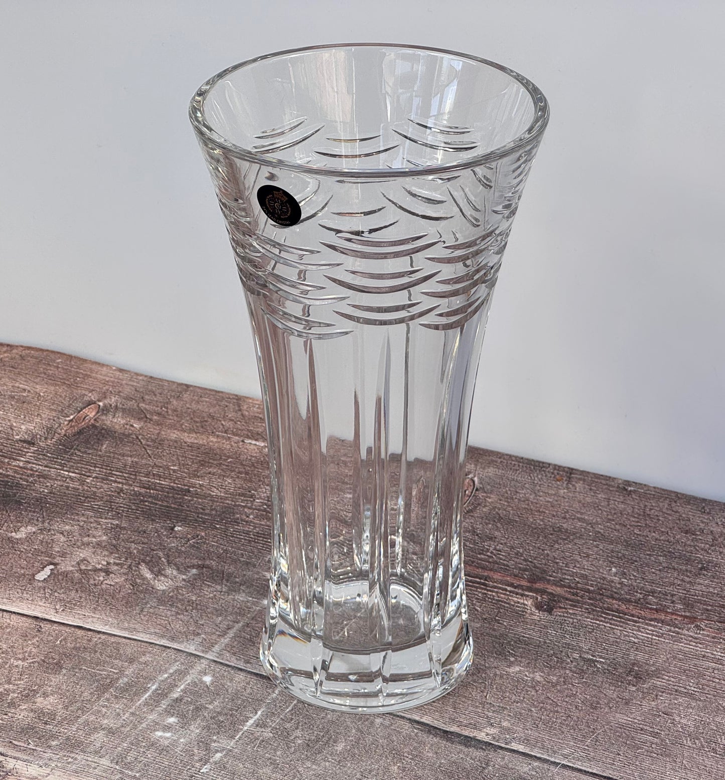 Royal Worcester Crystal Pershore Vase