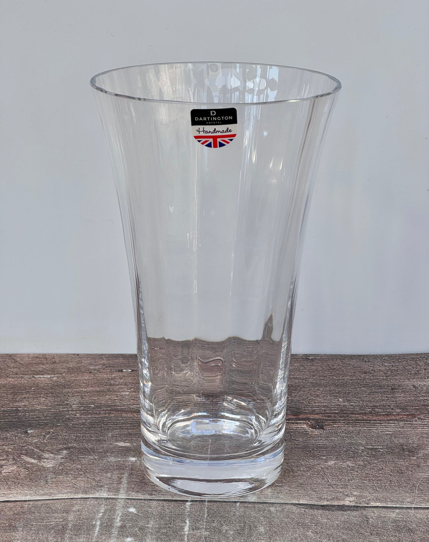 Dartington Crystal Florabundance Flared Vase, 23cm