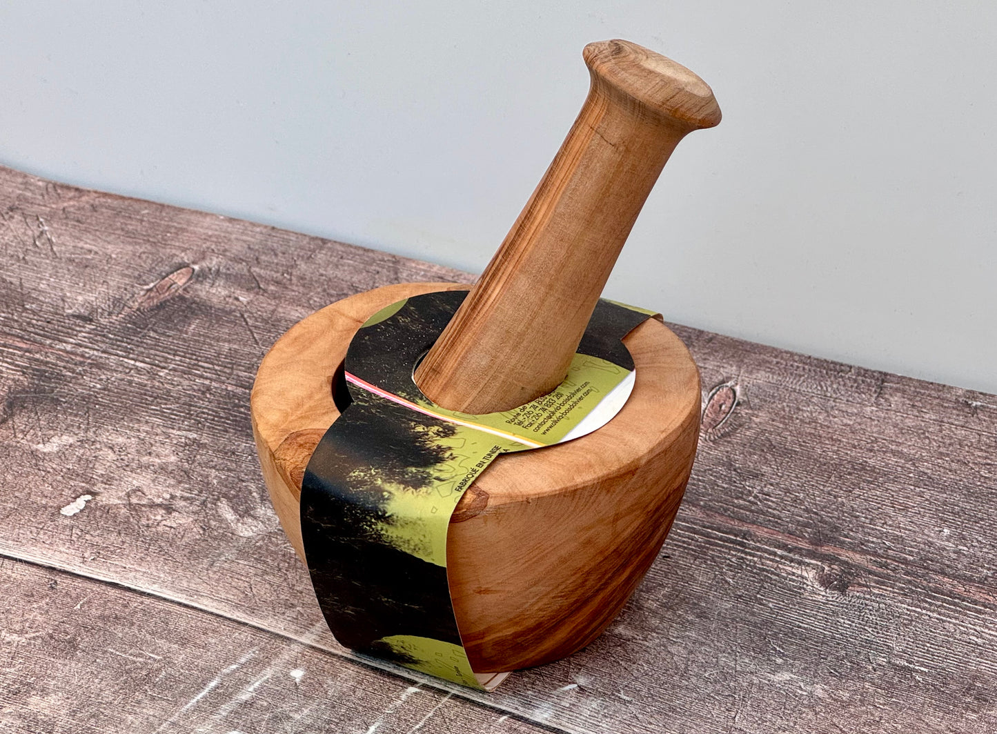 Olive Wood Pestle and Mortar
