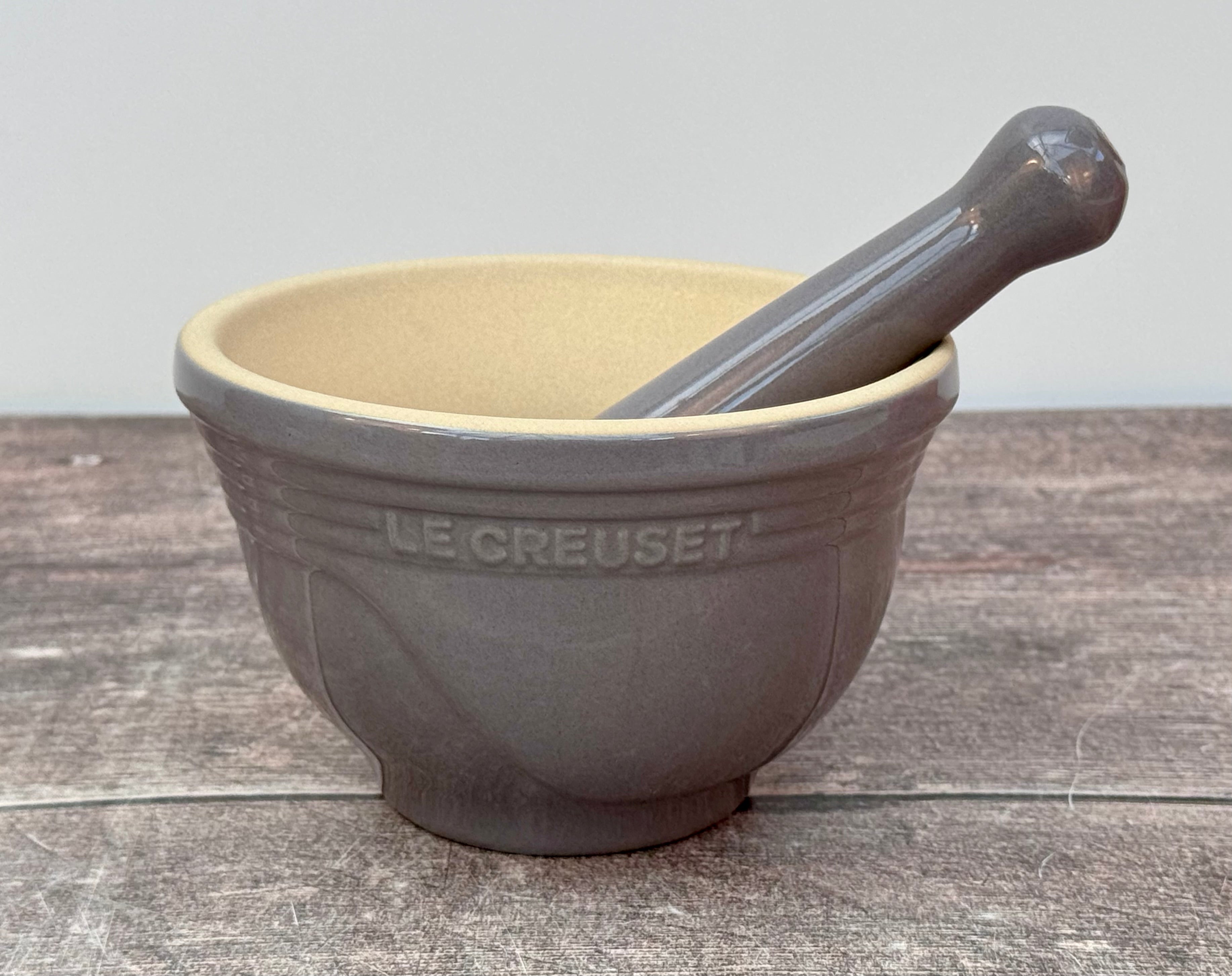 Dark Grey Le Creuset Pestle and Mortar Hampton Homeware