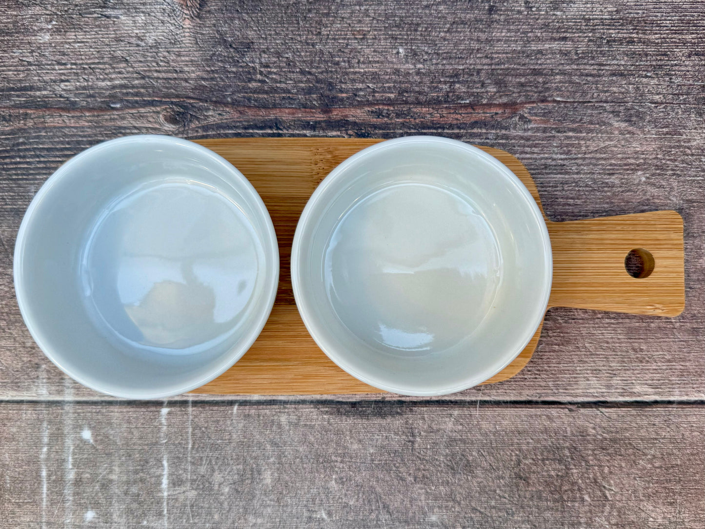 Set of White Tapas Bowls