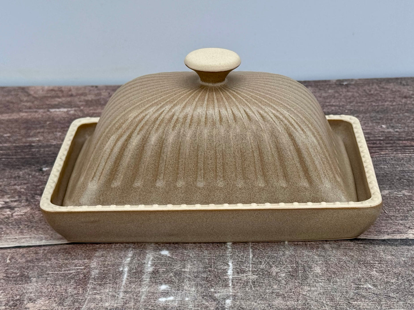 Scandi Home Natural Tones Butter Dish