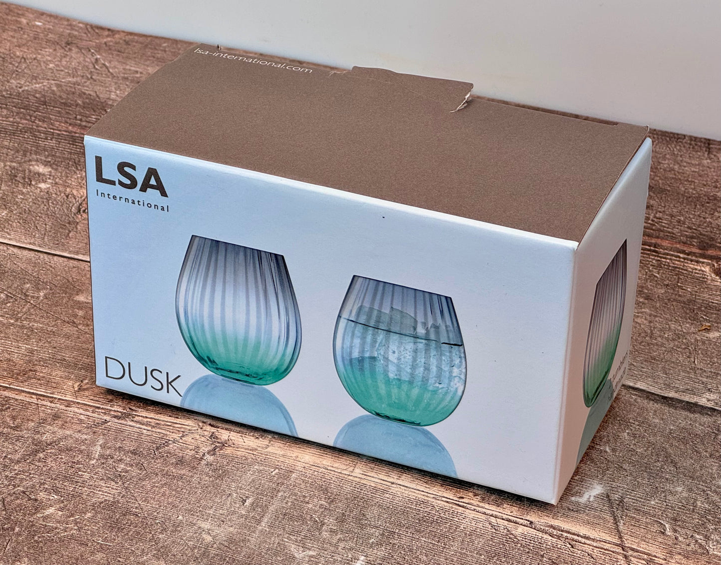 LSA Set of 2 Green Dusk Tumblers