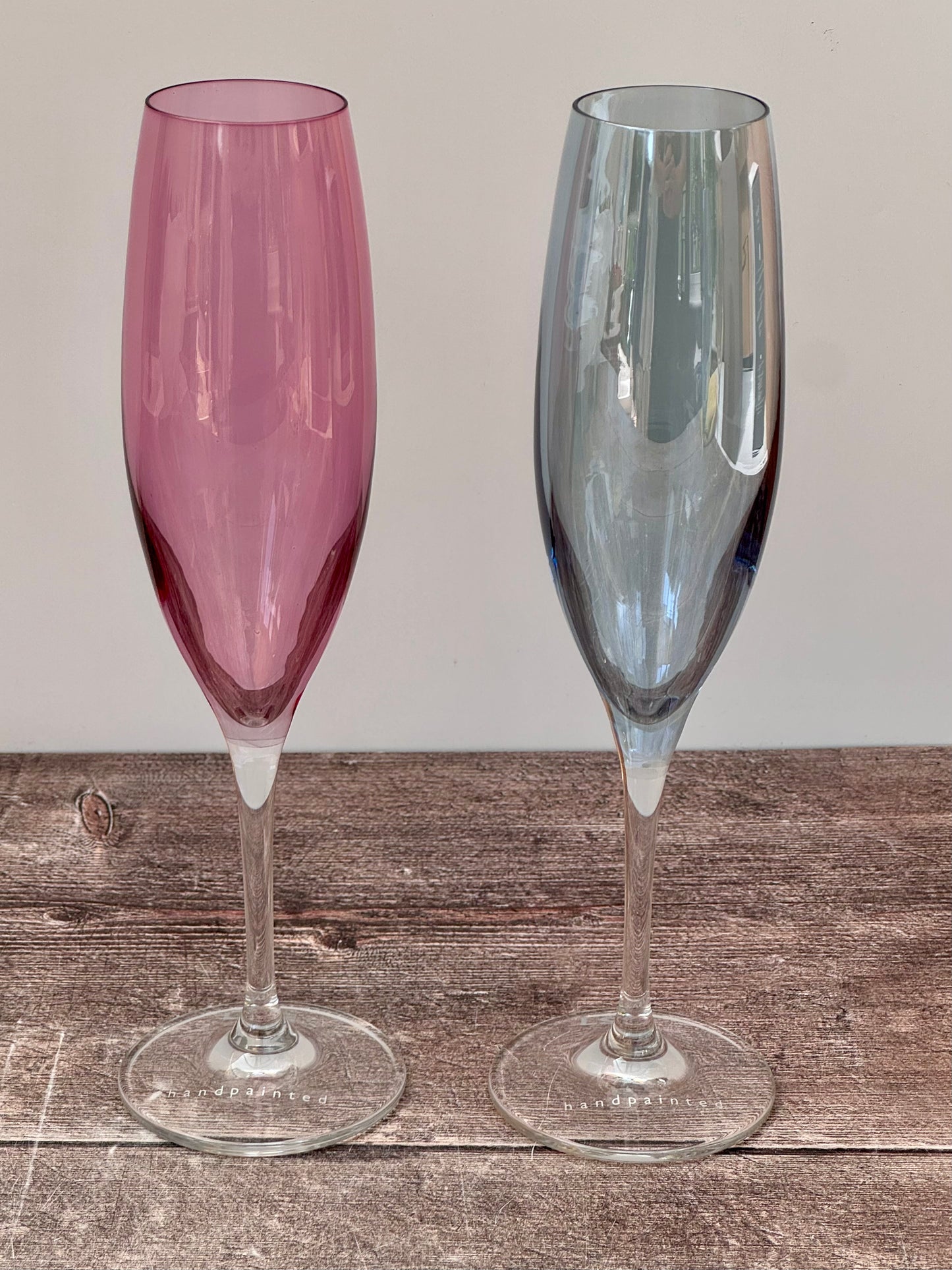 LSA Polka Multi-Coloured Champagne Flutes, Set of 4