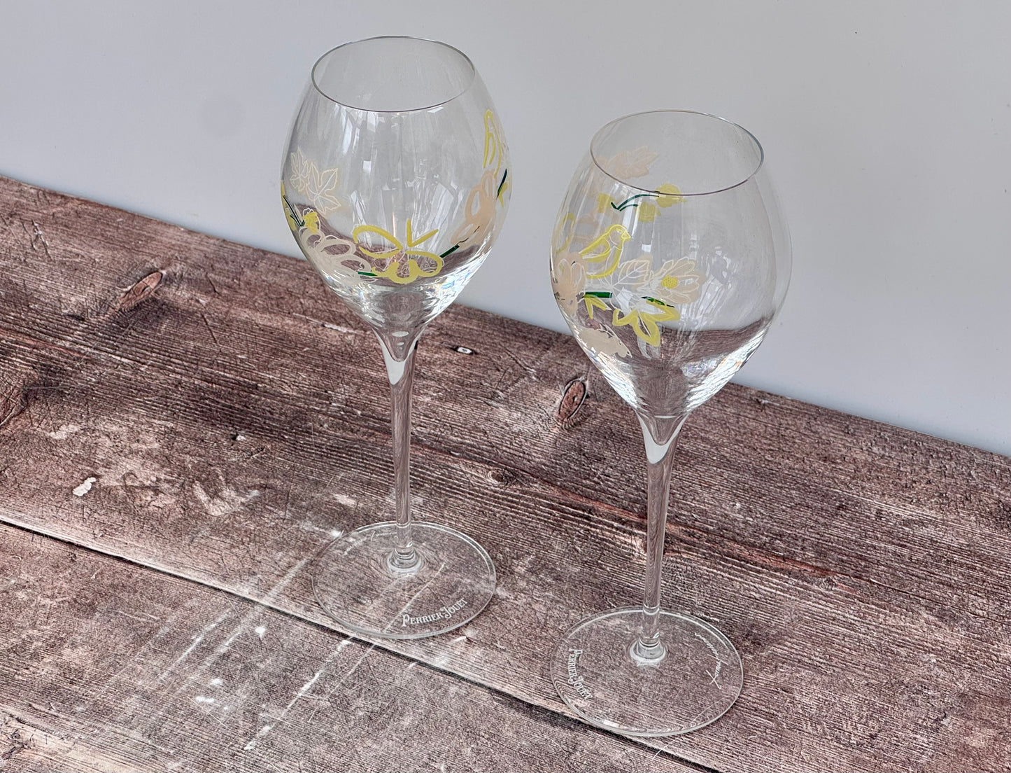 Pair of Perrier-Jouet Formafantasma Champagne Glasses, Design 1