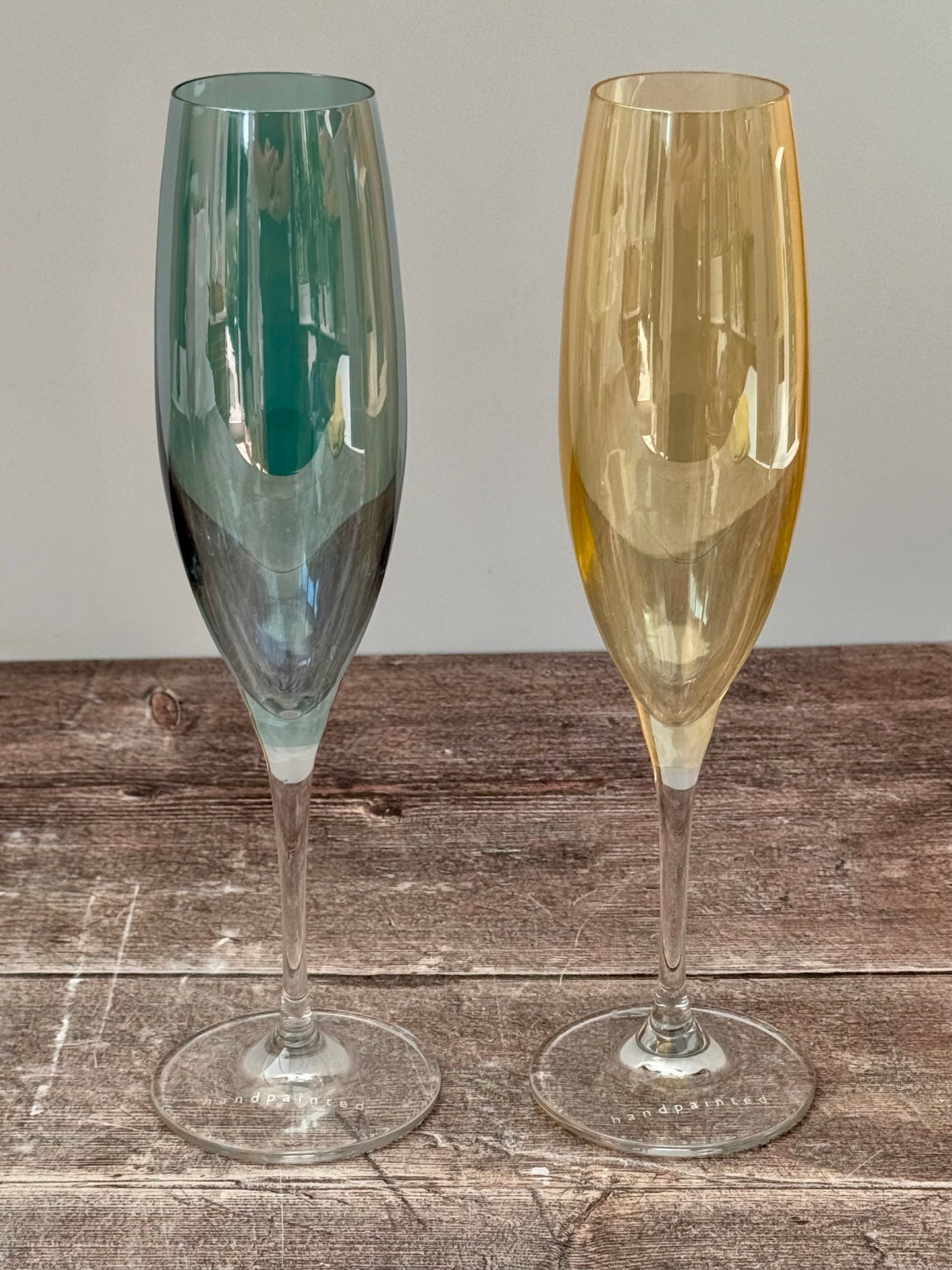 LSA Polka Multi-Coloured Champagne Flutes, Set of 4