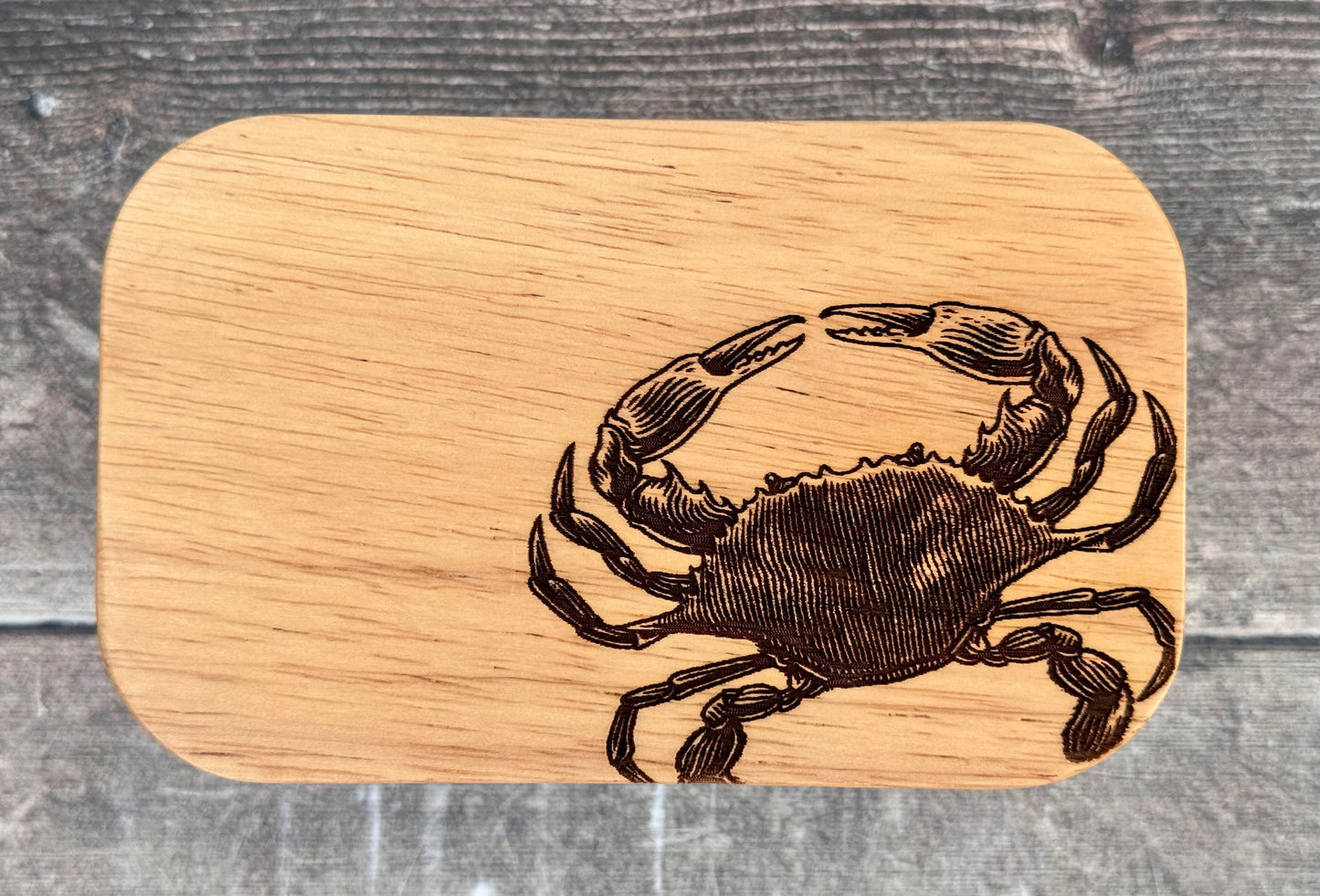 Crab Blue Butter Dish