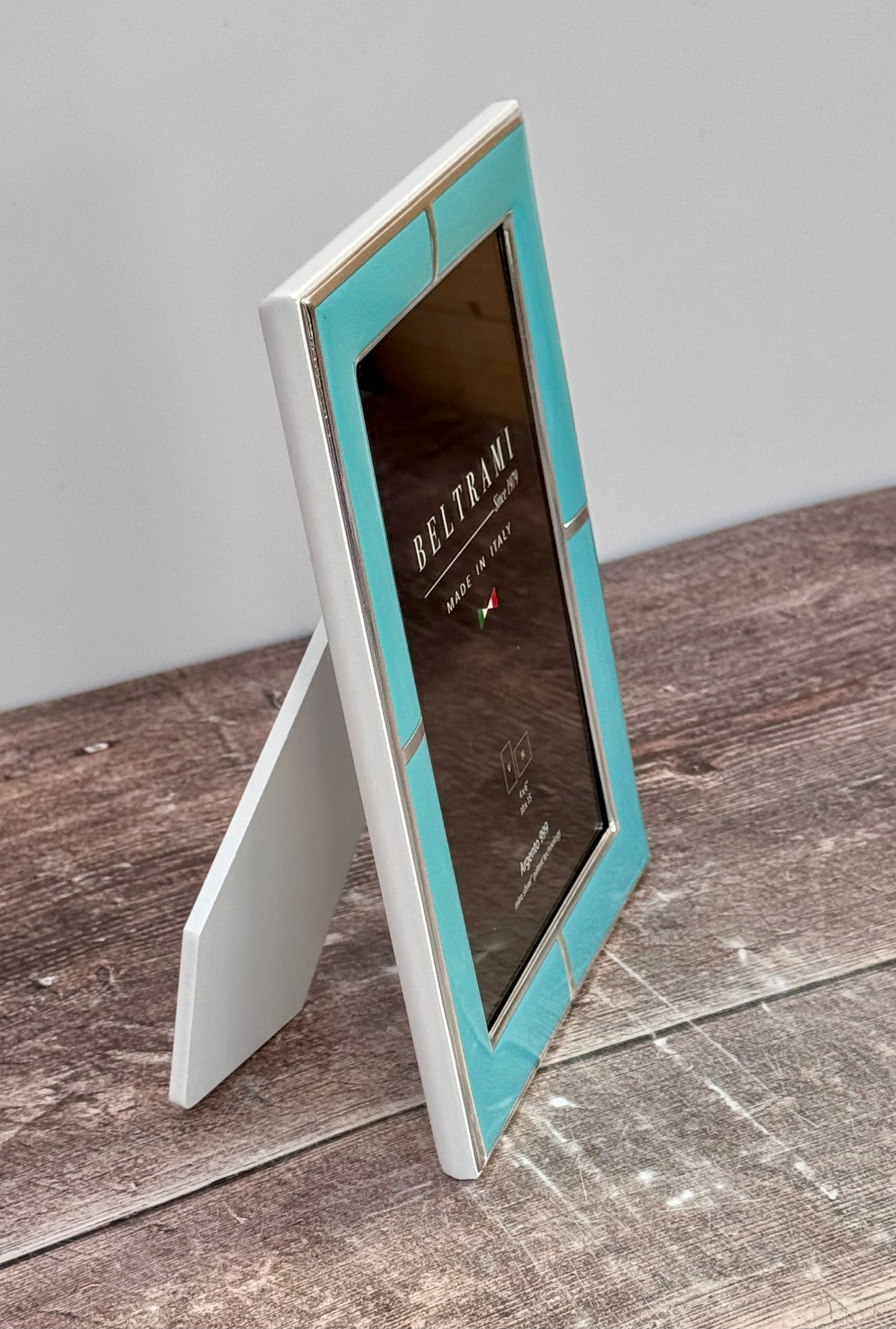 Beltrami Turquoise Border Photo Frame 4 x 6