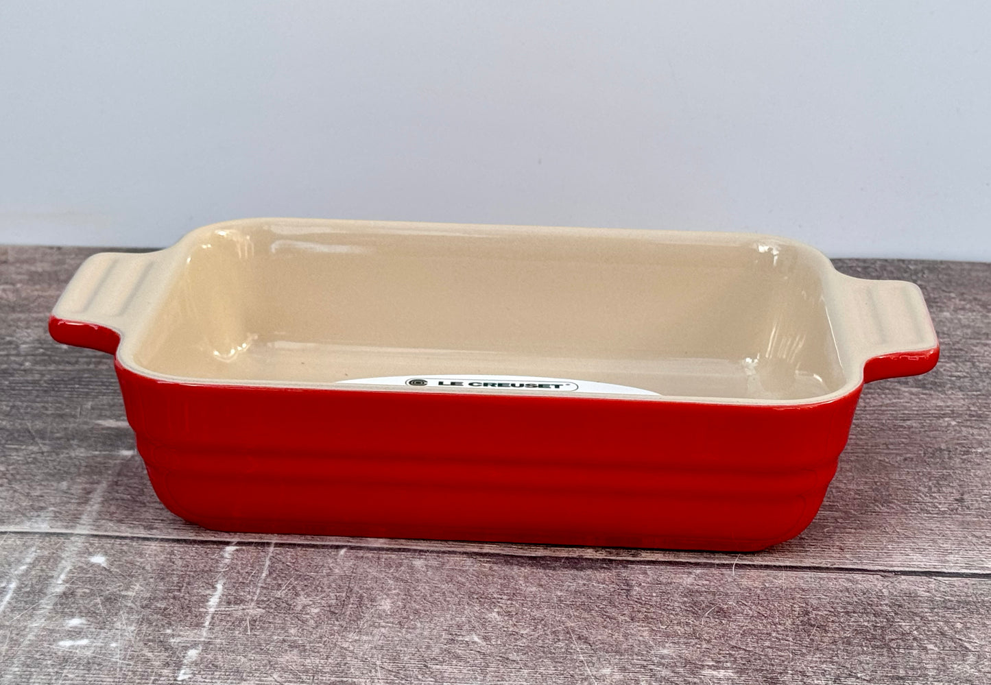 Le Creuset Small Red Rectangular Baking Dish, 23cm