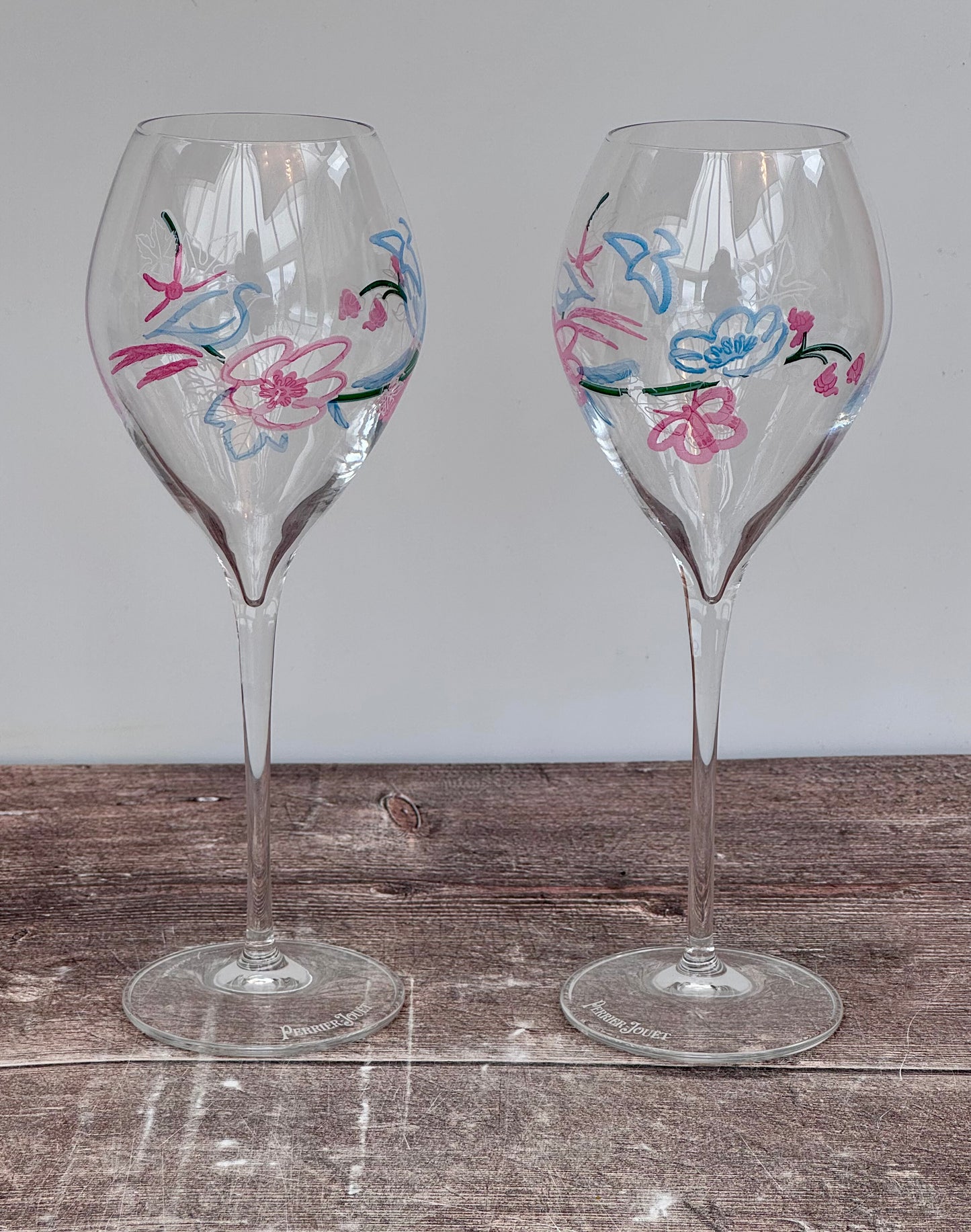 Pair of Perrier-Jouet Formafantasma Champagne Glasses, Design 2