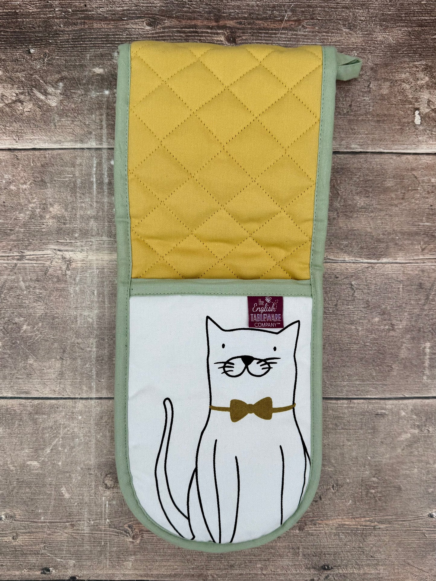 Cat Patterned Double Oven Glove