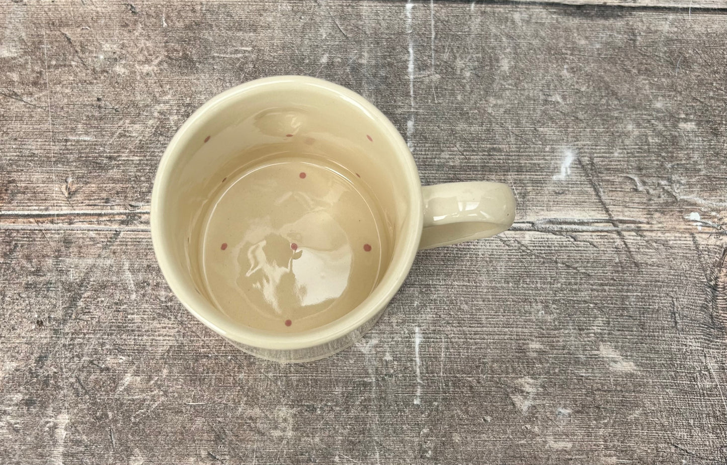 Pale Pink Heart Mug, 250ml