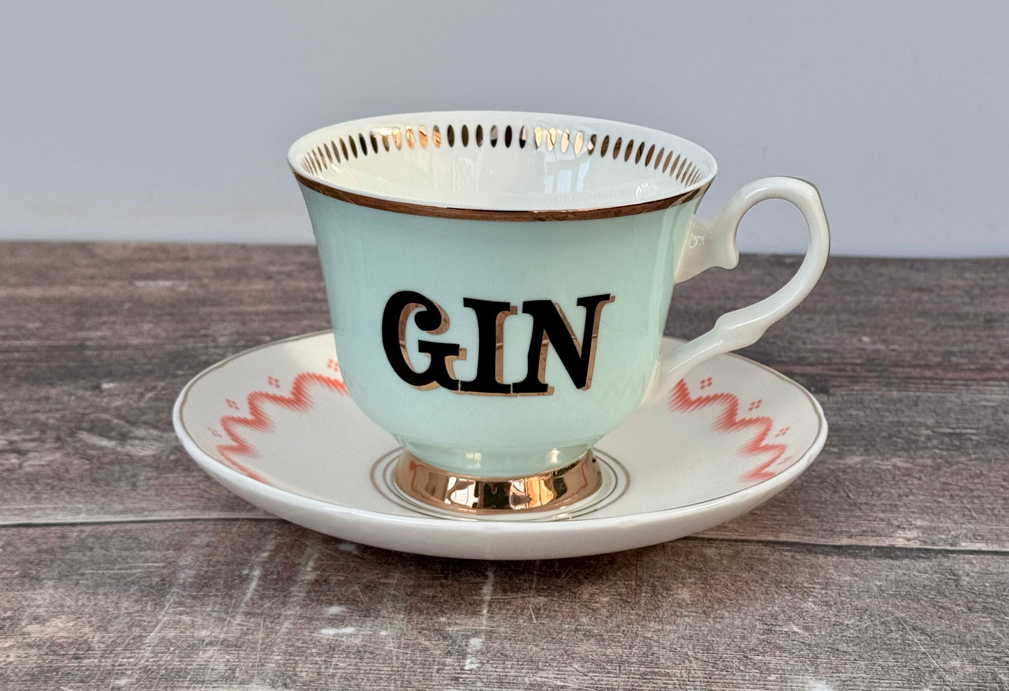 Yvonne Ellen Gin Tea Cup and Saucer