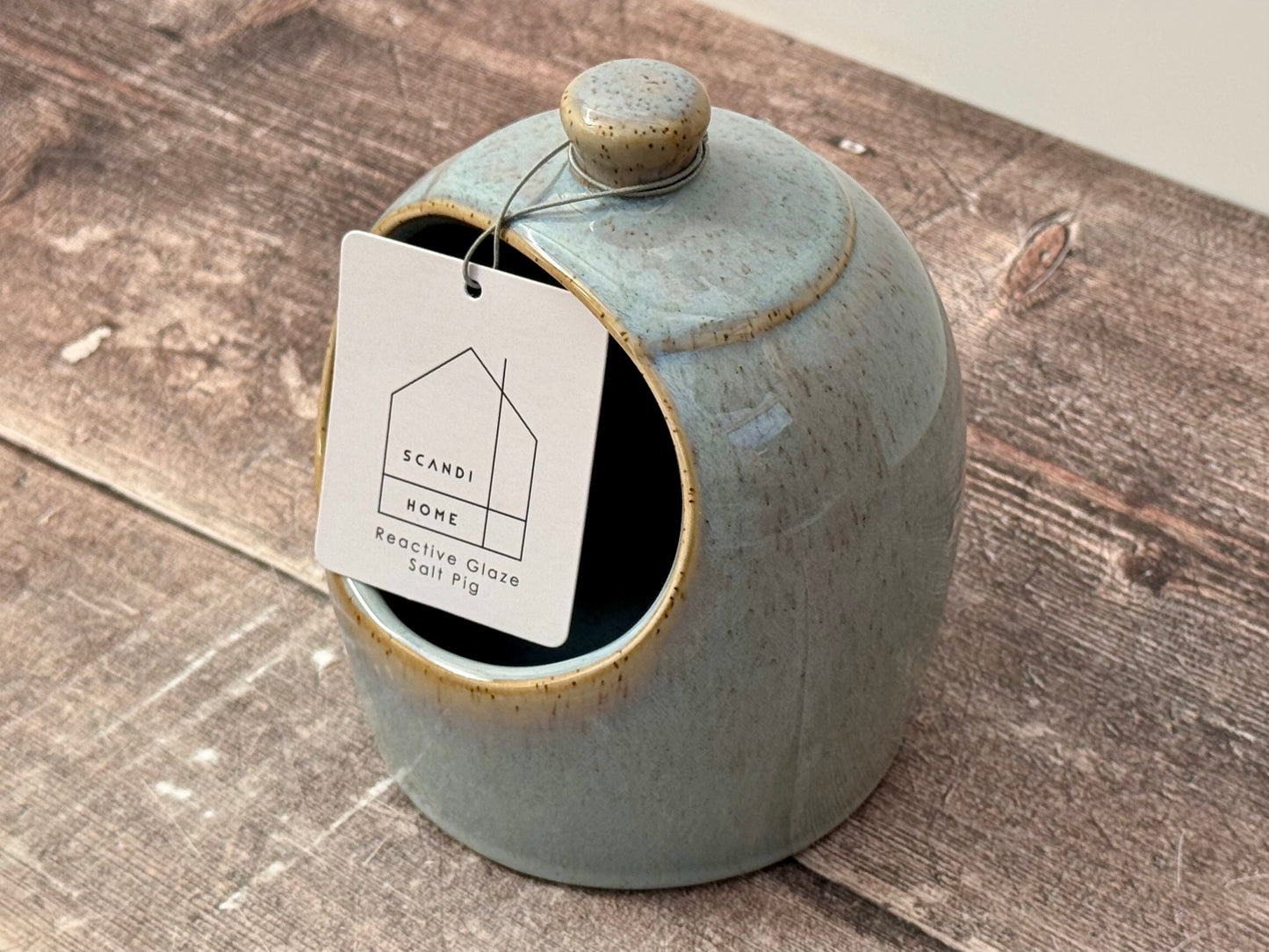 Scandi Home Duck Egg Blue Pig Salt