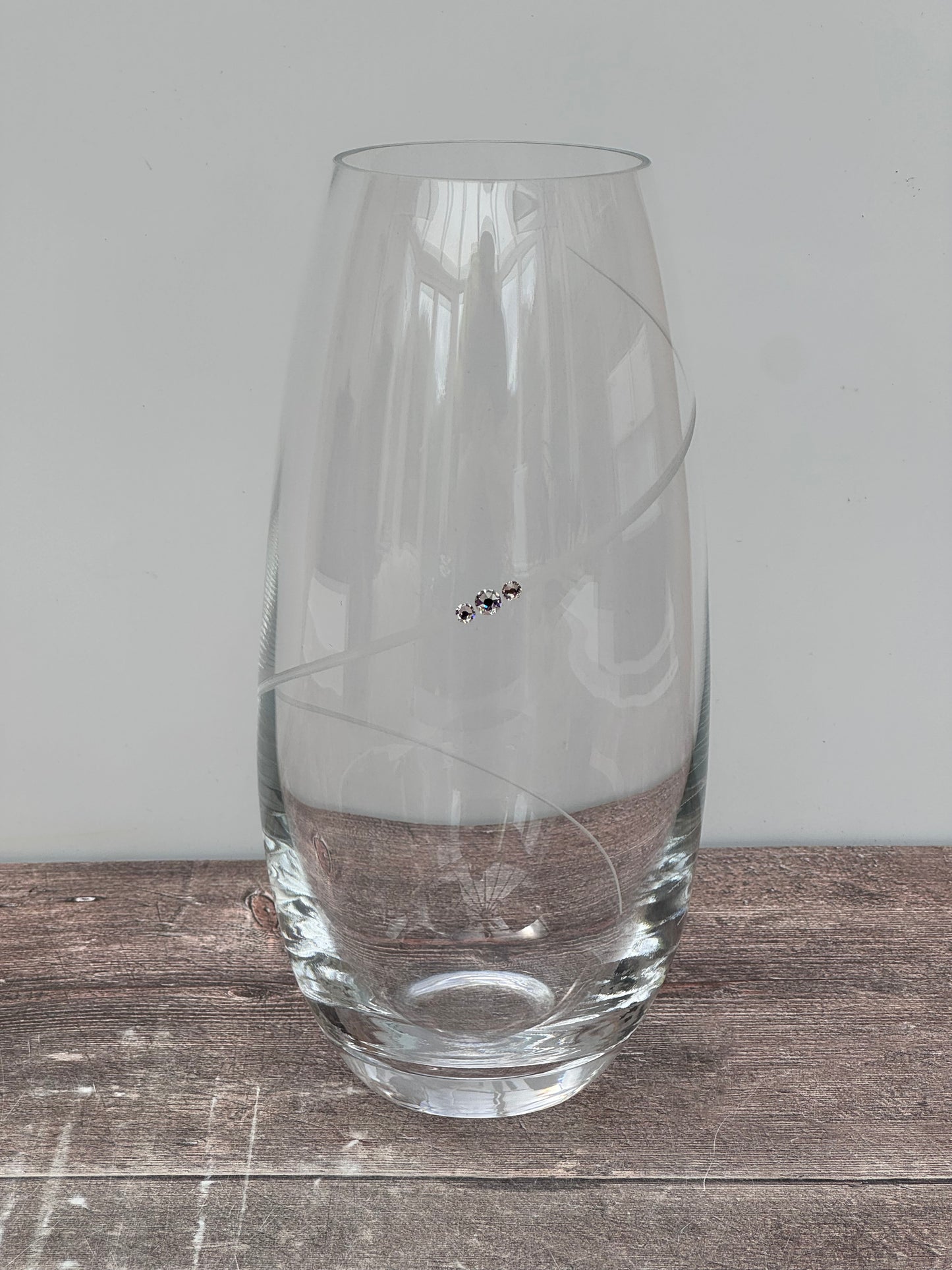 Portmeirion Auris Barrel Vase with Sparkle