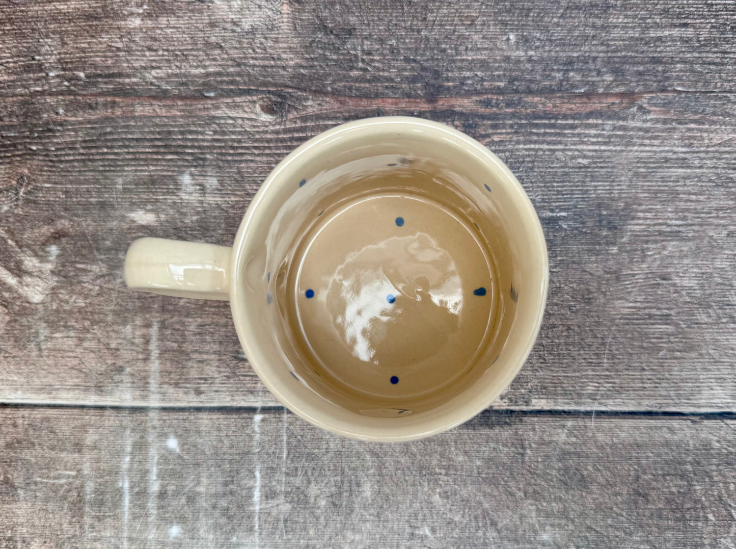Pale Blue Heart Mug, 250ml