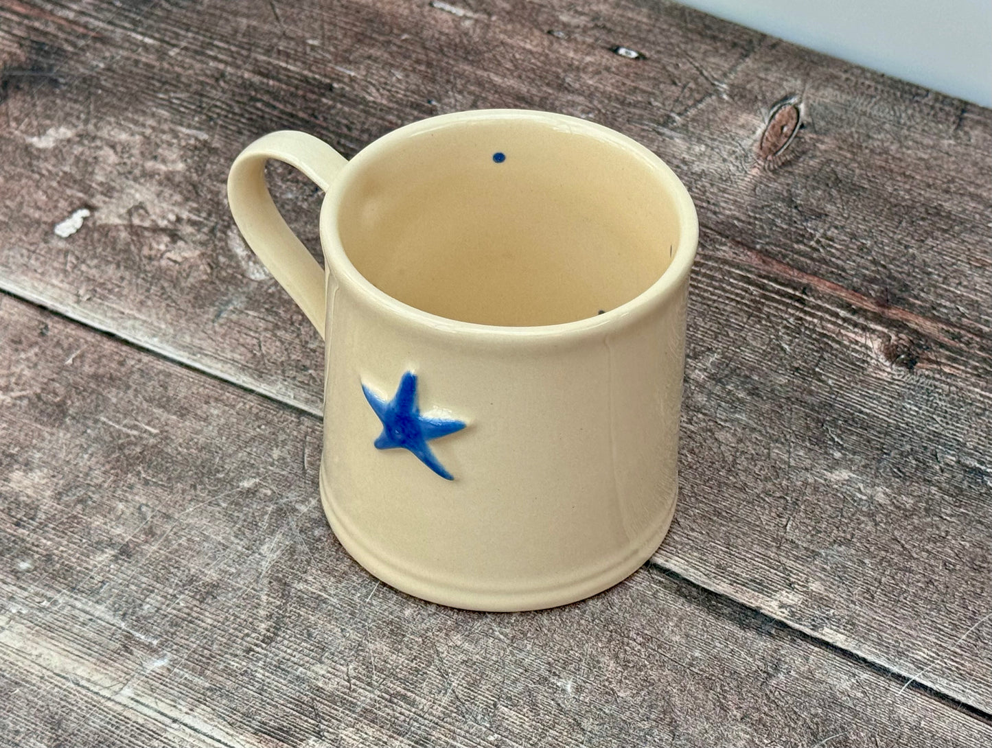 Pale Blue Star Mug, 250ml