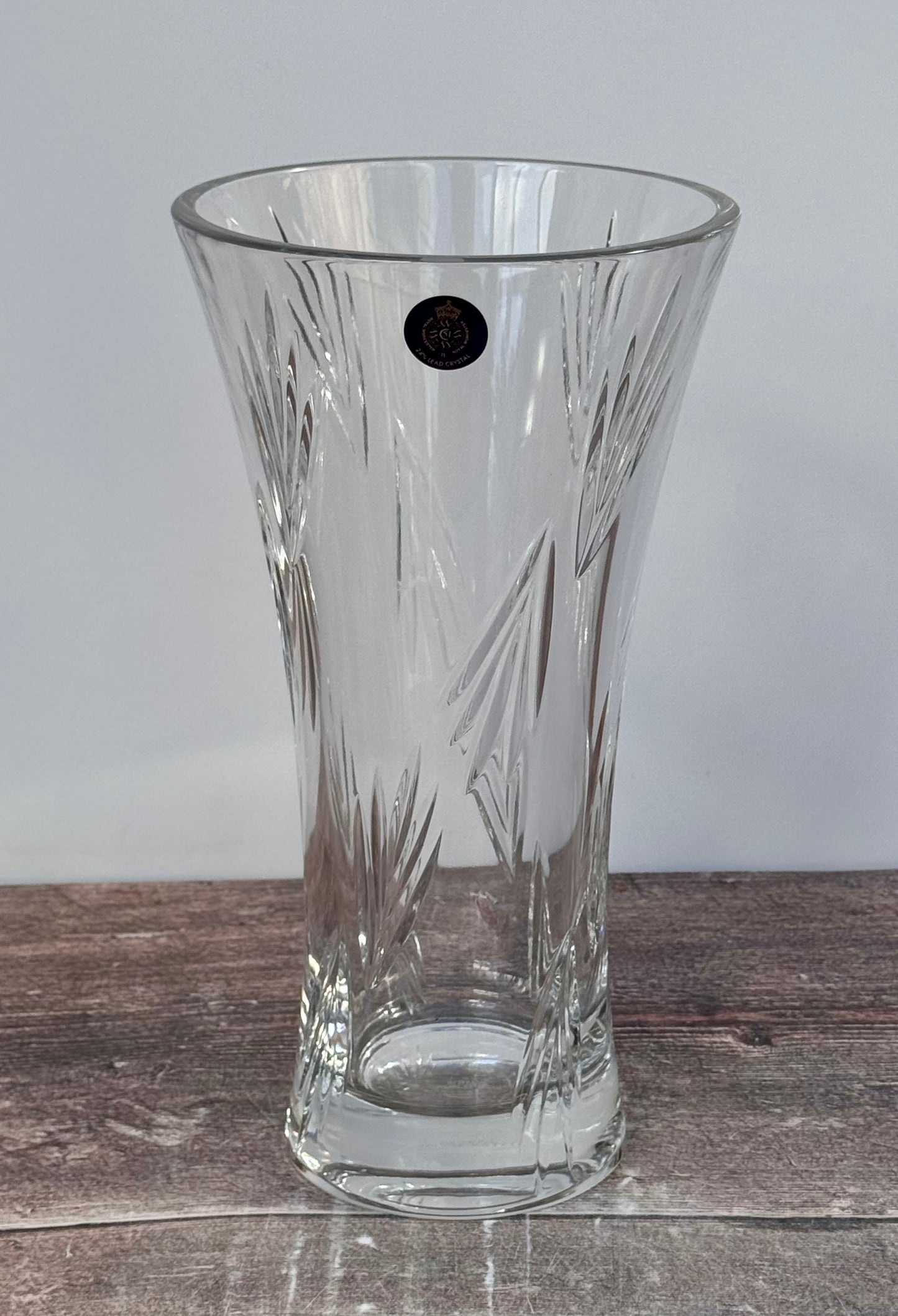 Royal Worcester Crystal Cleobury Vase