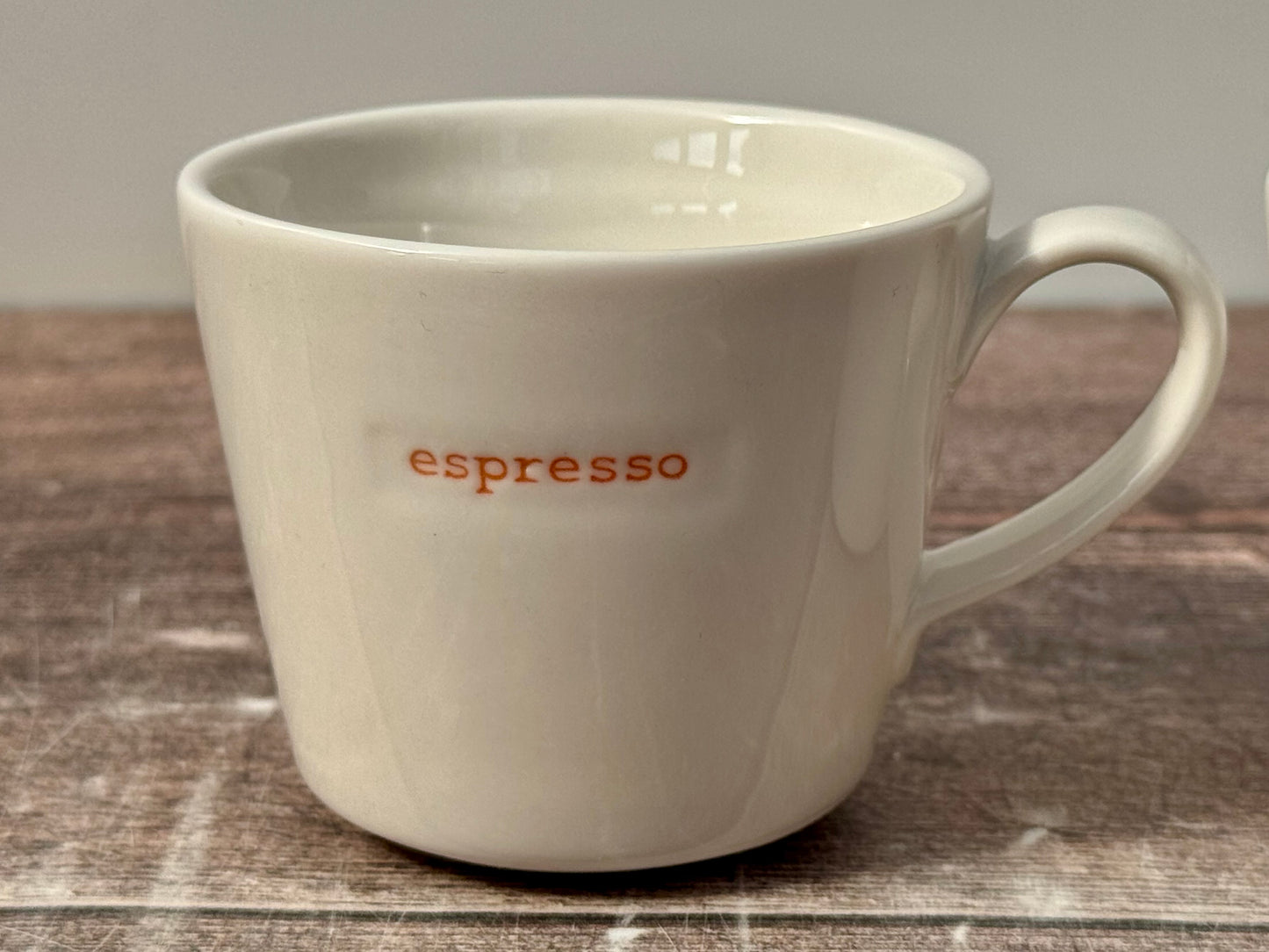 Set of 4 White ‘espresso’ Mugs