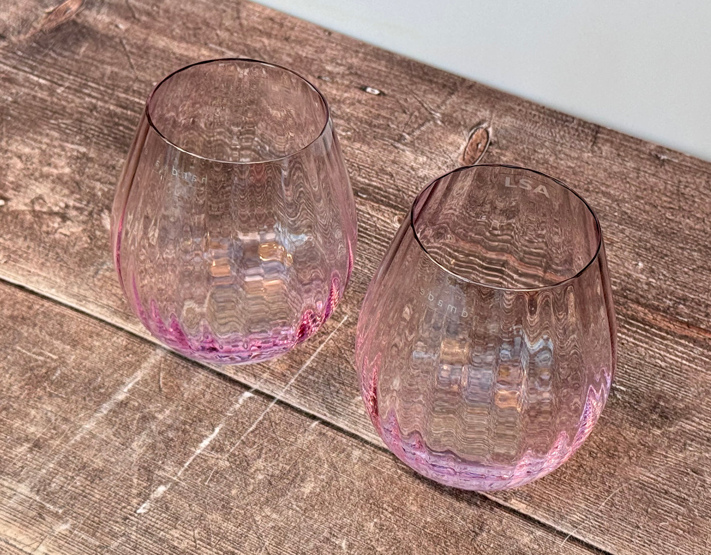 LSA Set of 2 Pink Dusk Tumblers