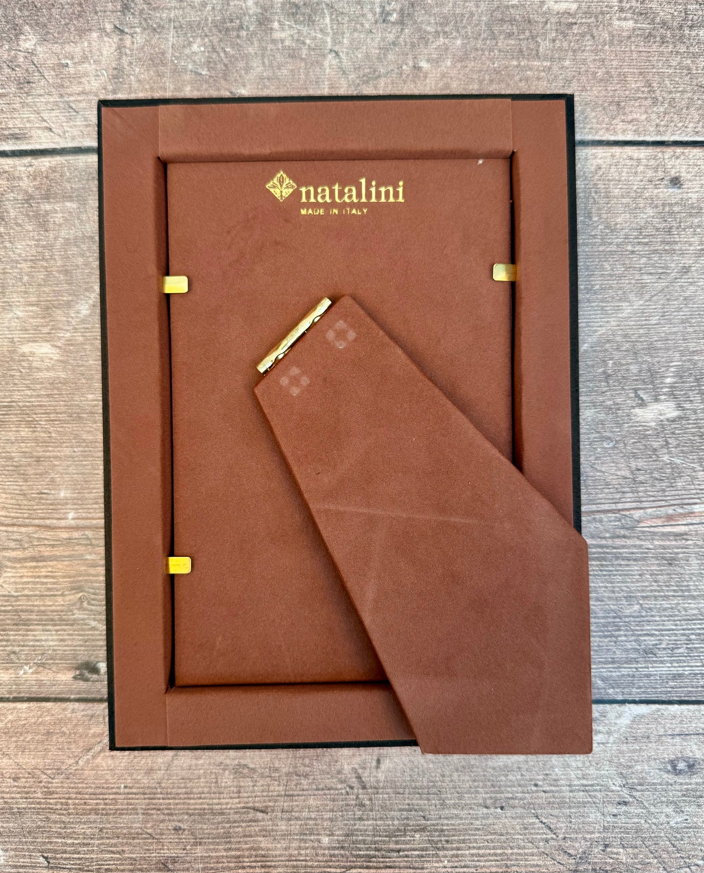 Natalini Orange and Yellow Marquetry Photo Frame 4 x 6