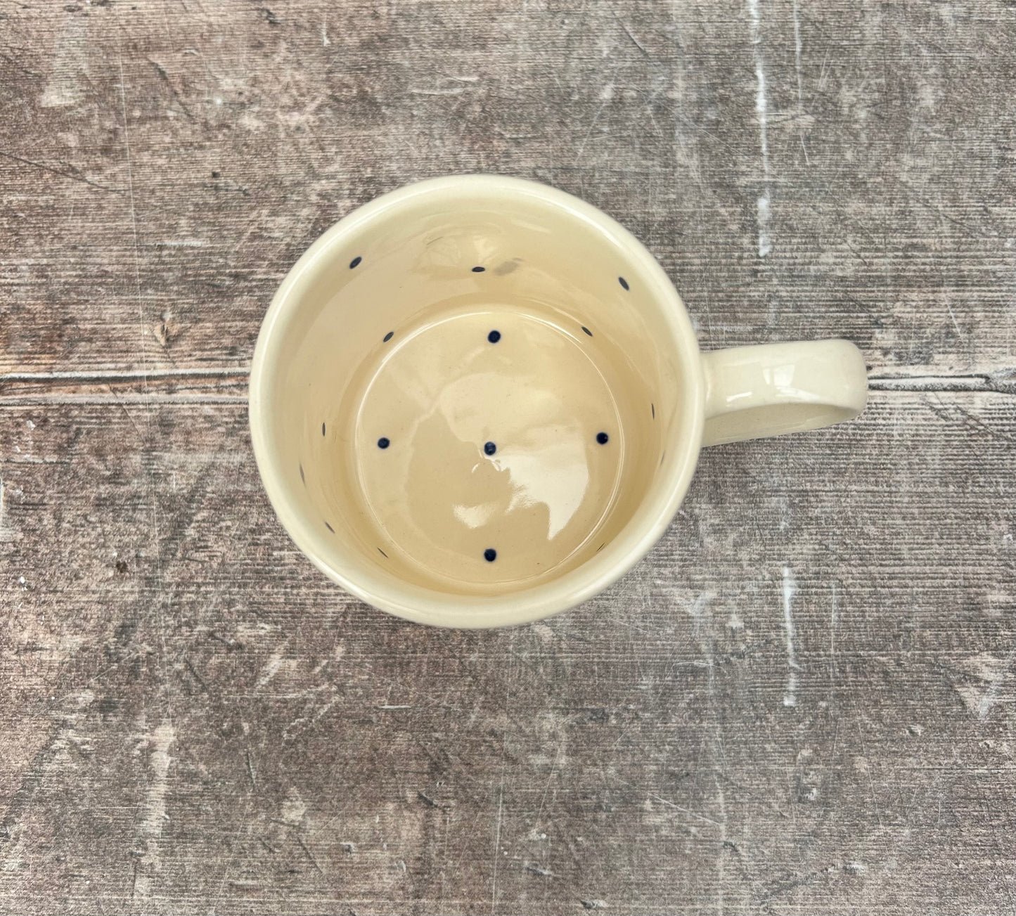 Dark Blue Heart Mug, 150ml