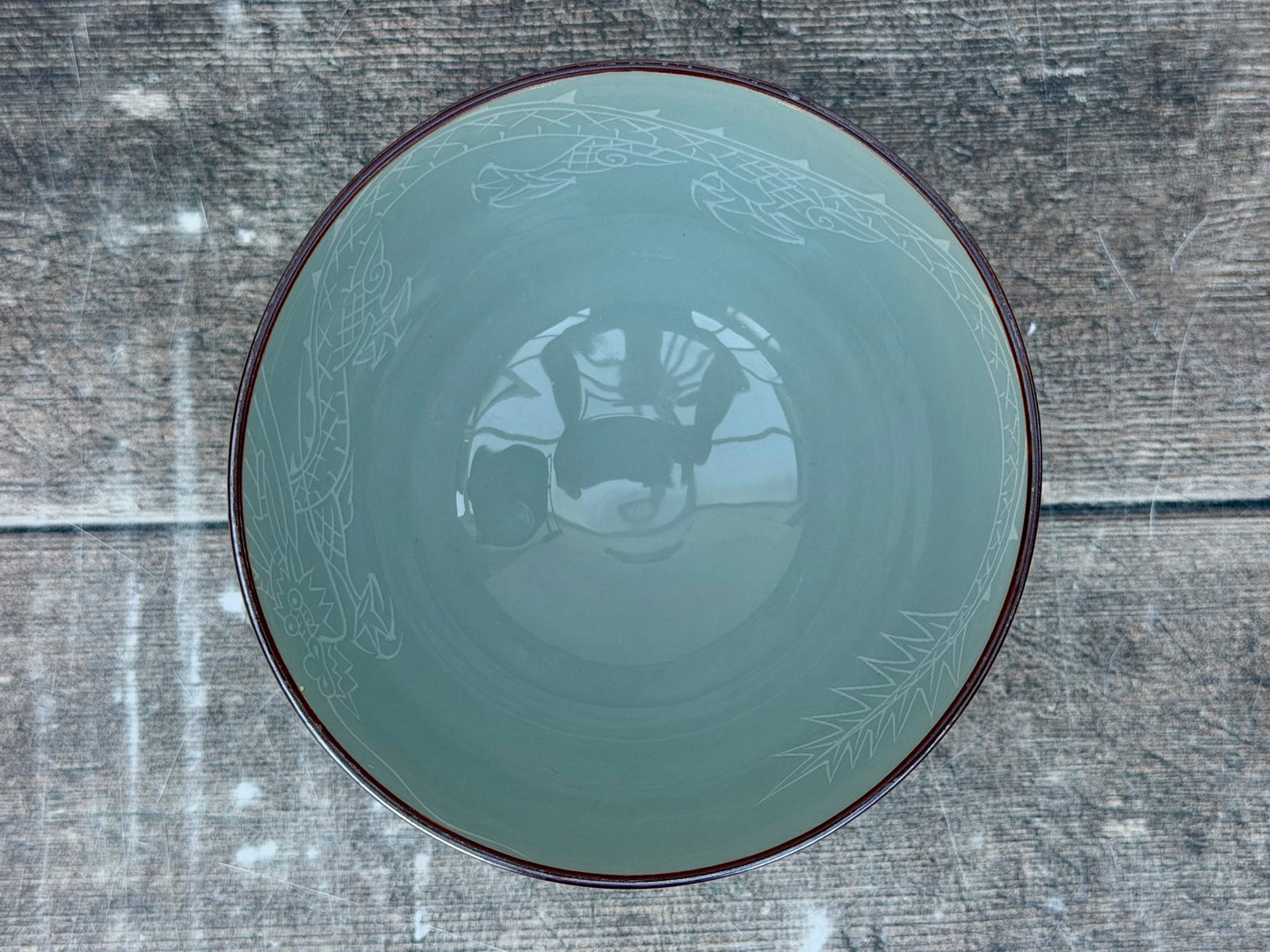 Tokyo Design Studio Silver Dragon Patterned Small Bowl, 11cm