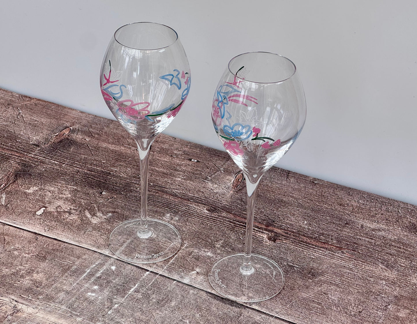 Pair of Perrier-Jouet Formafantasma Champagne Glasses, Design 2