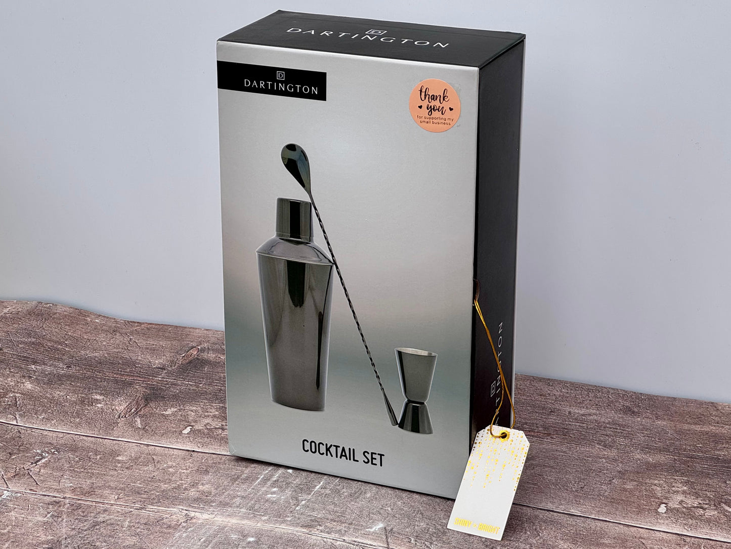 Dartington Black Cocktail Shaker Set