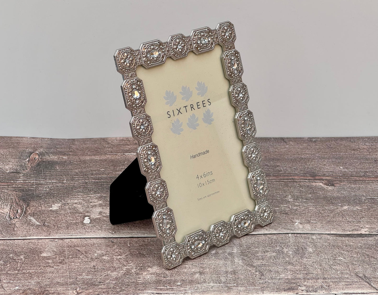 Sixtrees Jewel Patterned Border Sarah Photo Frame, 4’ x 6’