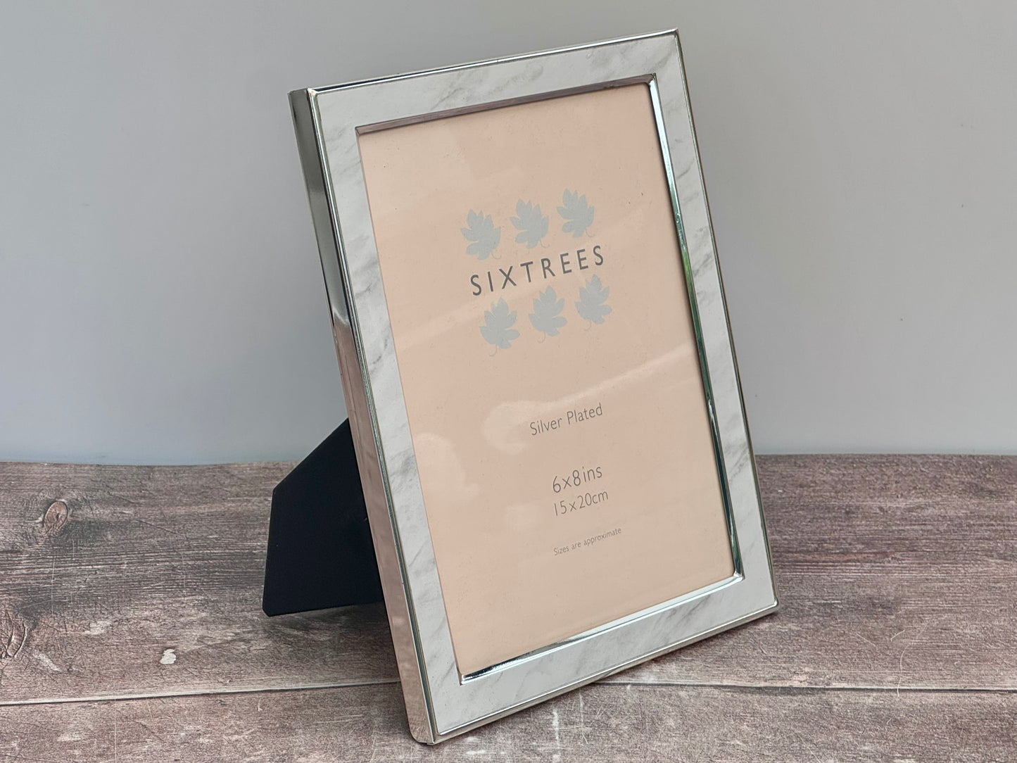 Sixtrees Marble Effect Photo Frame, 6’ x 8’