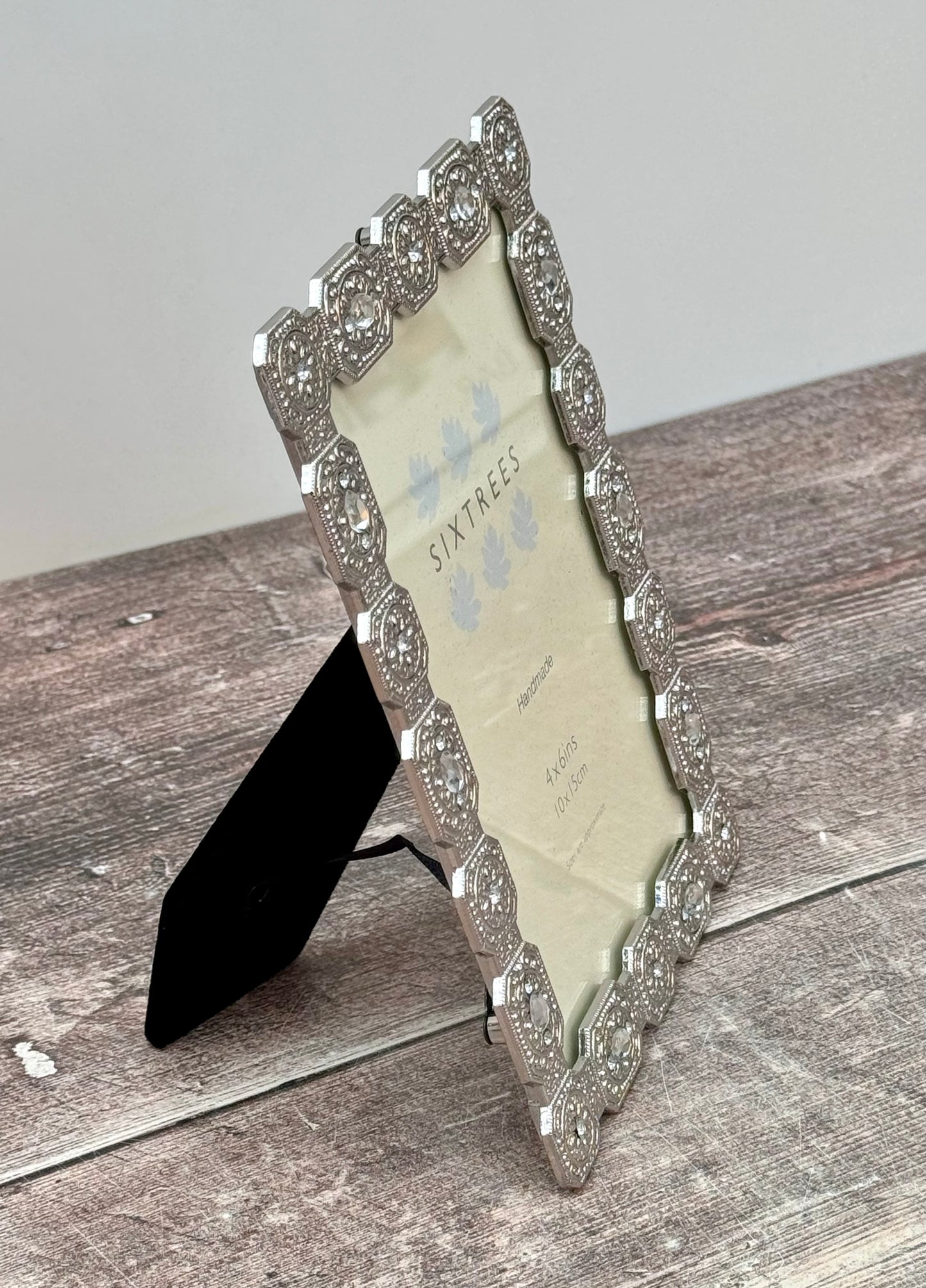 Sixtrees Jewel Patterned Border Sarah Photo Frame, 4’ x 6’