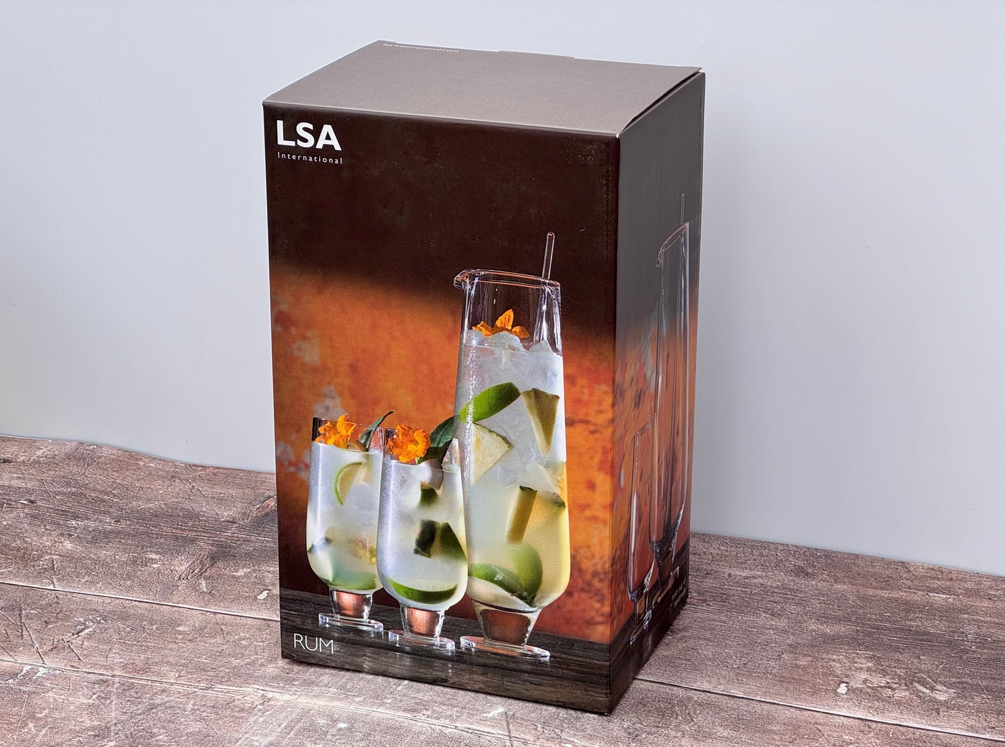 LSA Rum Jug and Glasses