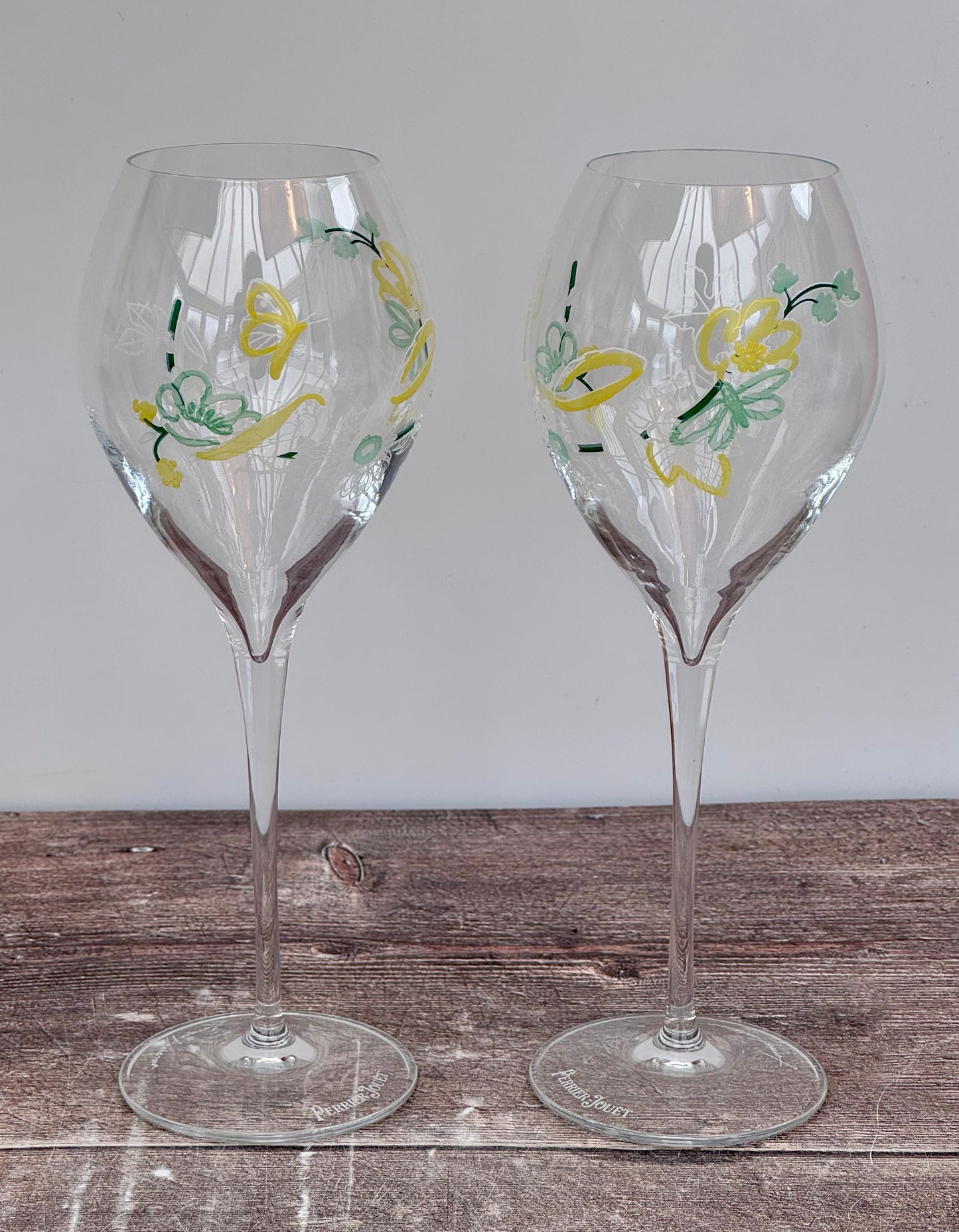Pair of Perrier-Jouet Formafantasma Champagne Glasses, Design 3
