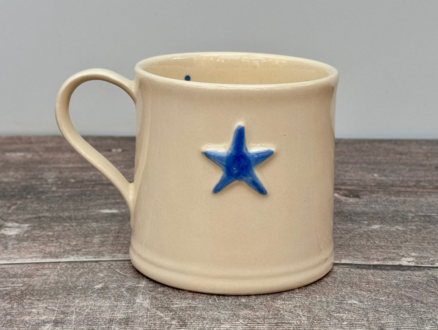 Pale Blue Star Mug, 250ml