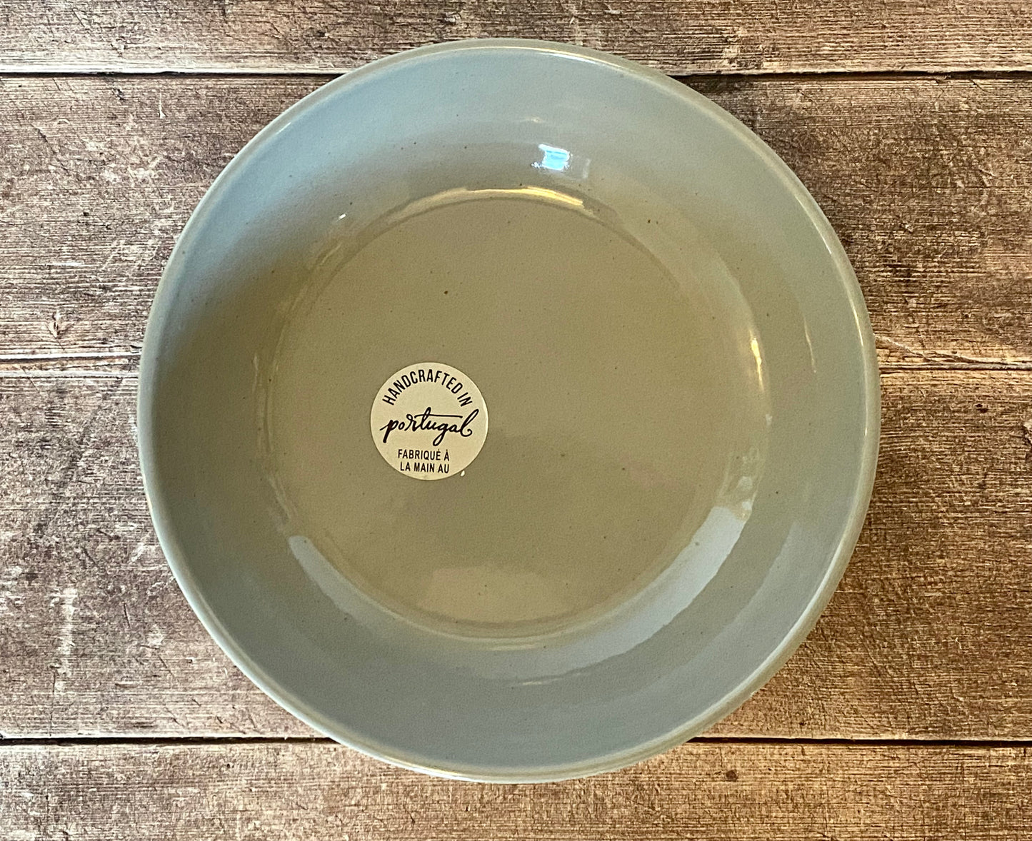 Grey Triangle Patterned Pasta/Serving Bowl, 22cm