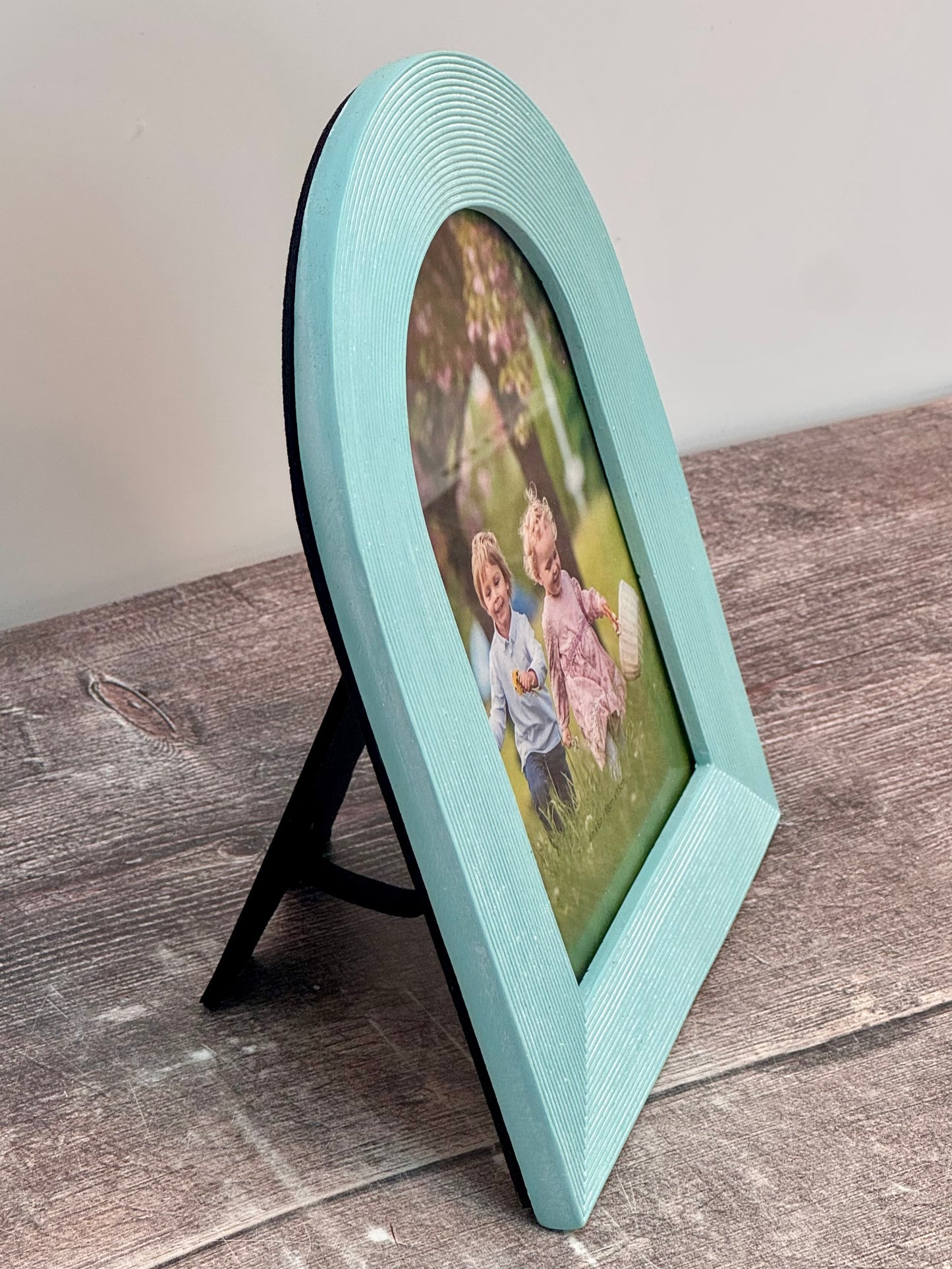 Isaac Jacobs Turquoise Arch Photo Frame, 4’ x 6’