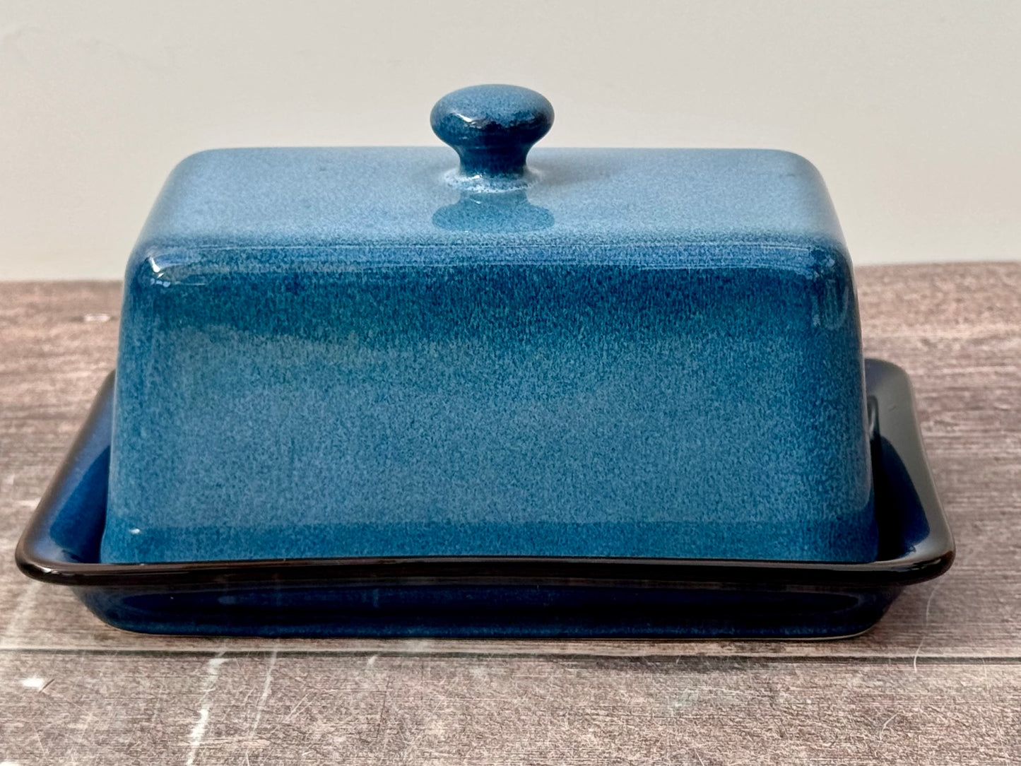 Scandi Home Pale Blue Butter Dish