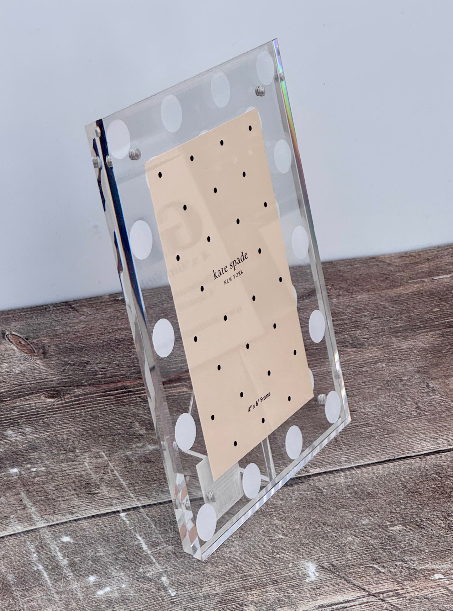 Kate Spade Acrylic Spotty Photo Frame 4 x 6