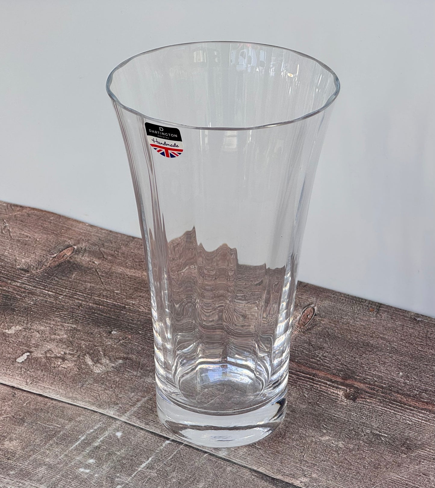 Dartington Crystal Florabundance Flared Vase, 23cm