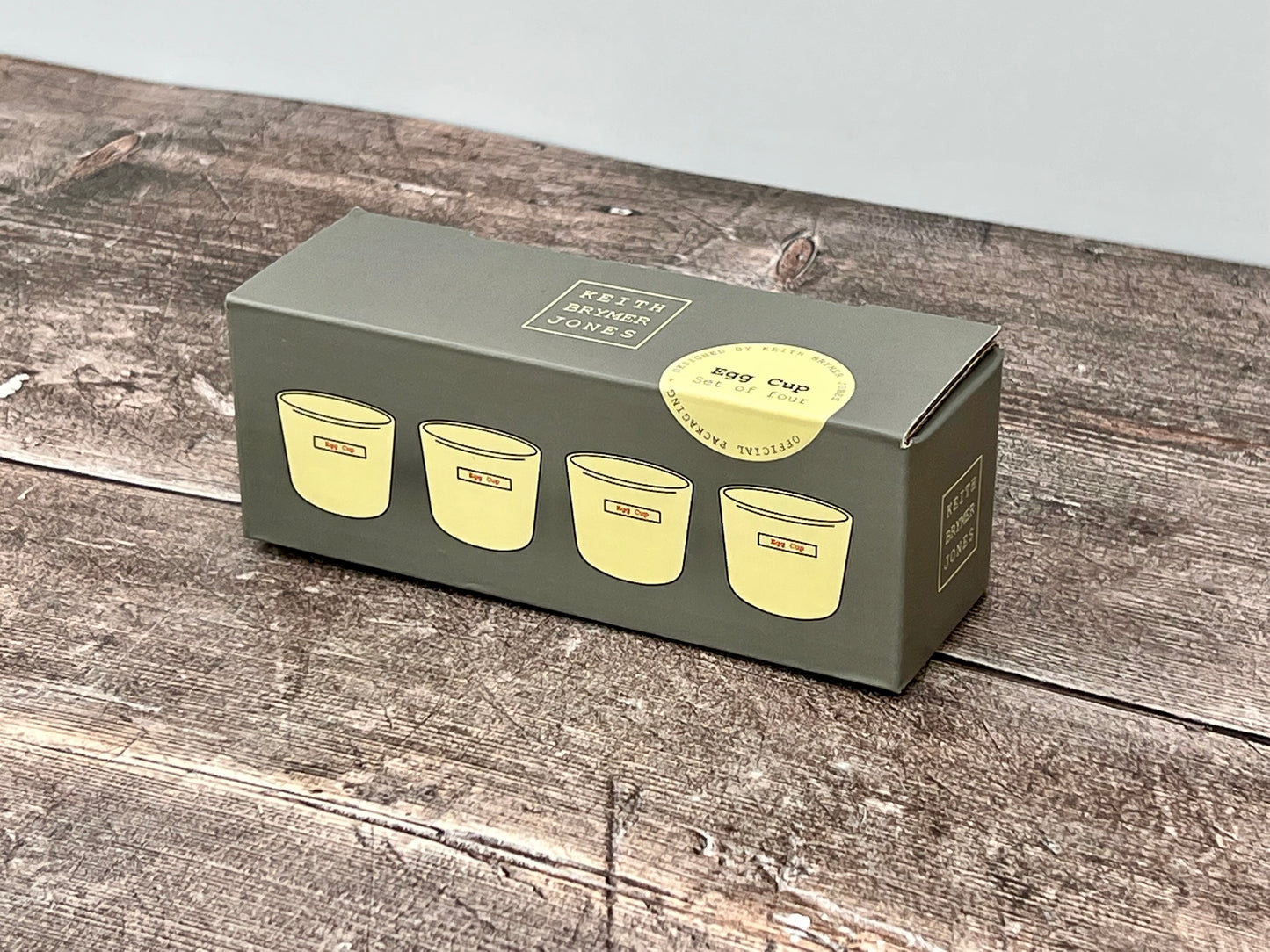 Set of 4 ‘Egg’ Egg Cups