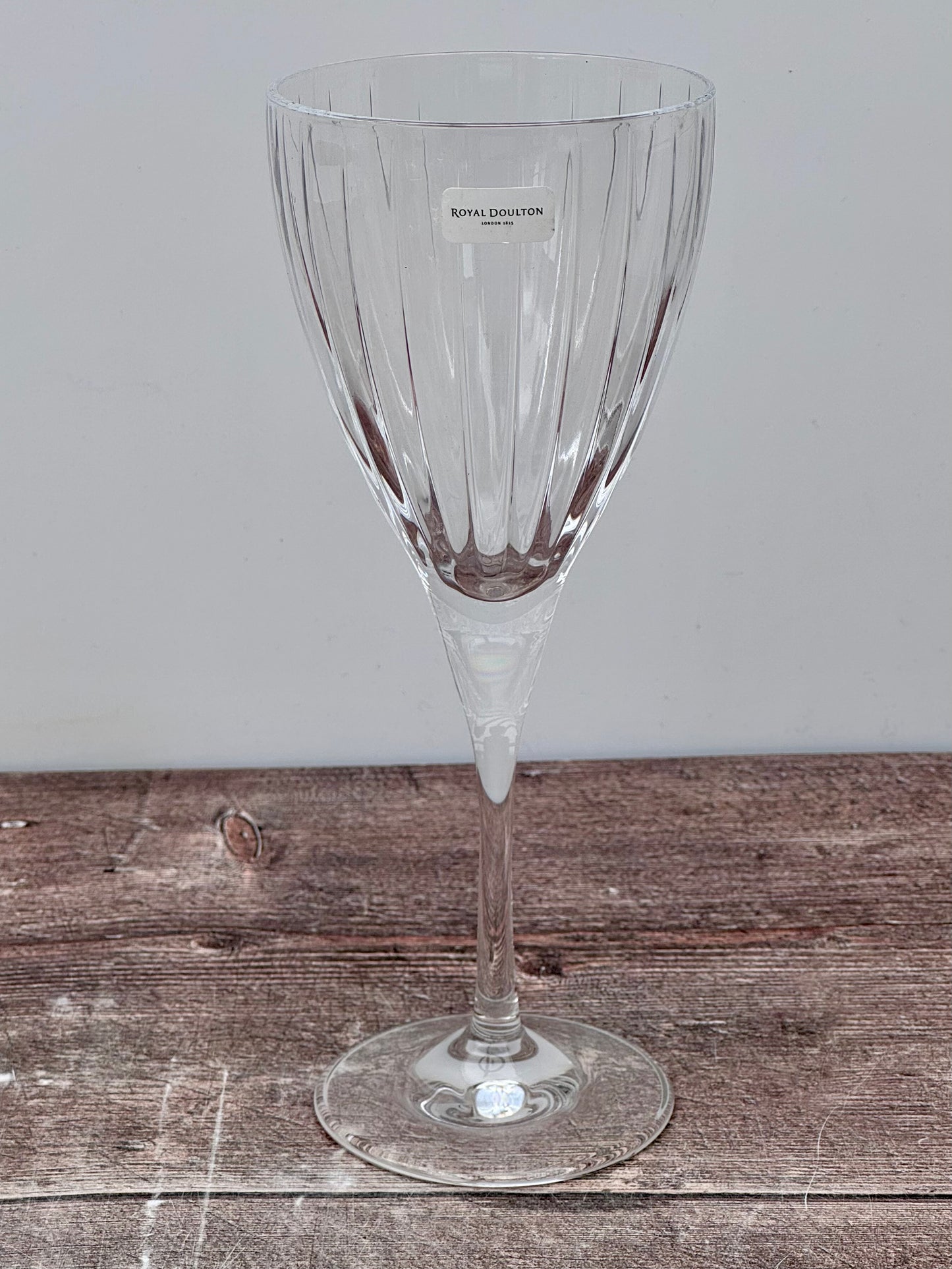 Royal Doulton Set of 6 Linear Wine Glasses
