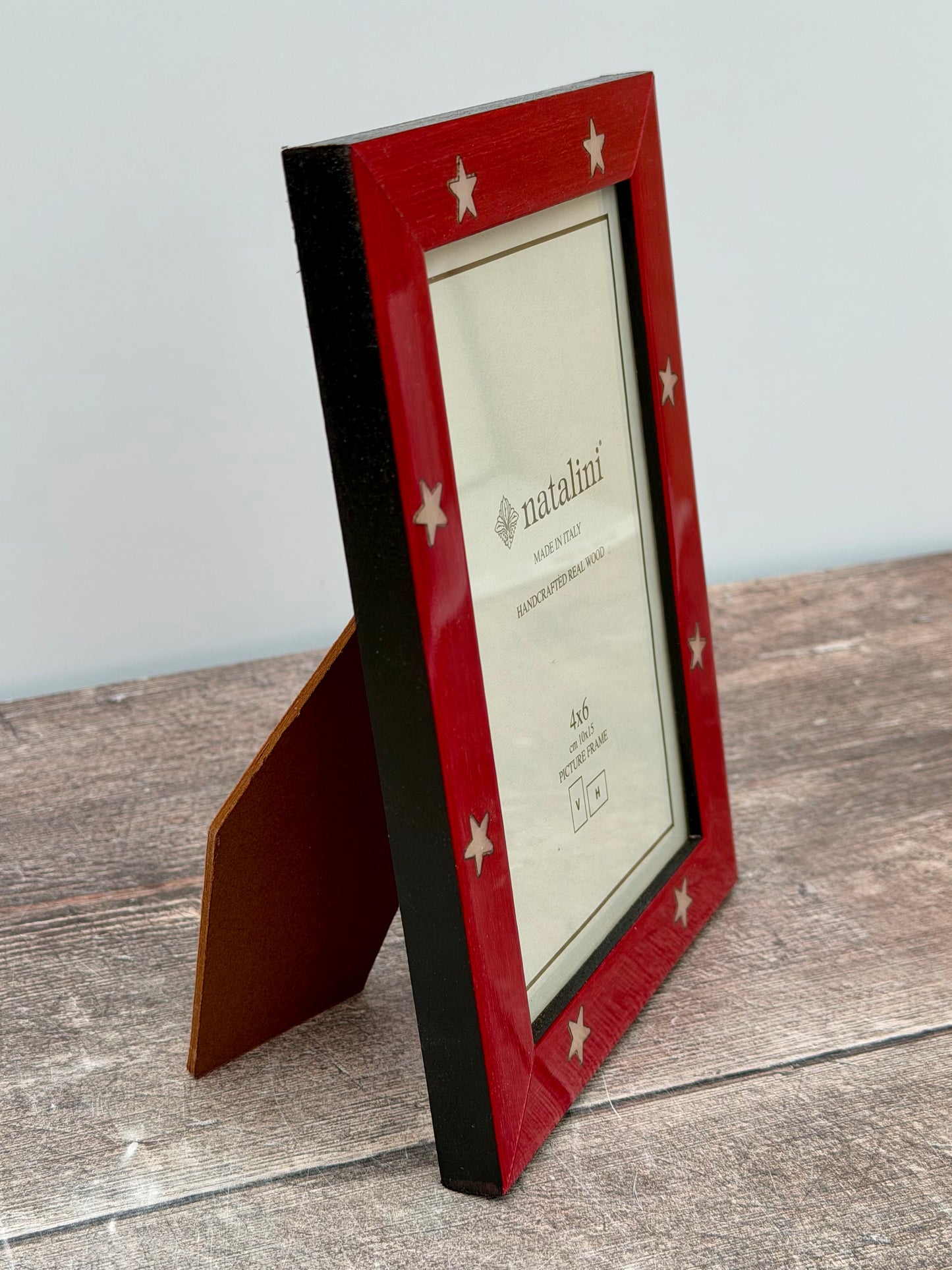 Natalini Red Star Photo Frame 4 x 6