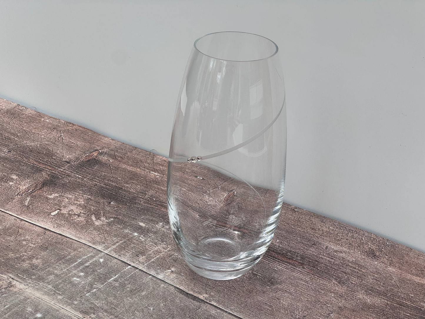 Portmeirion Auris Barrel Vase with Sparkle