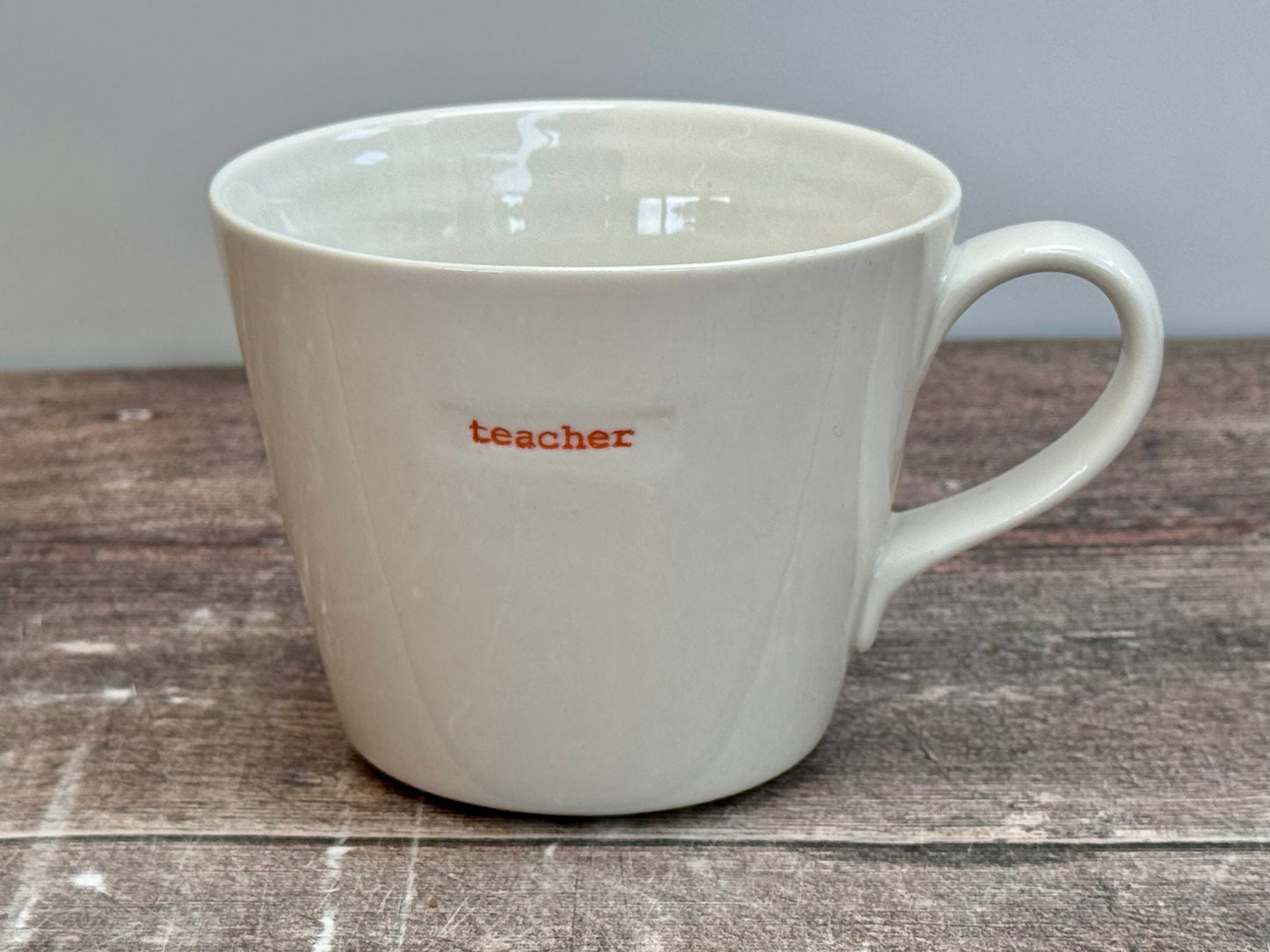 White ‘teacher’ Mug