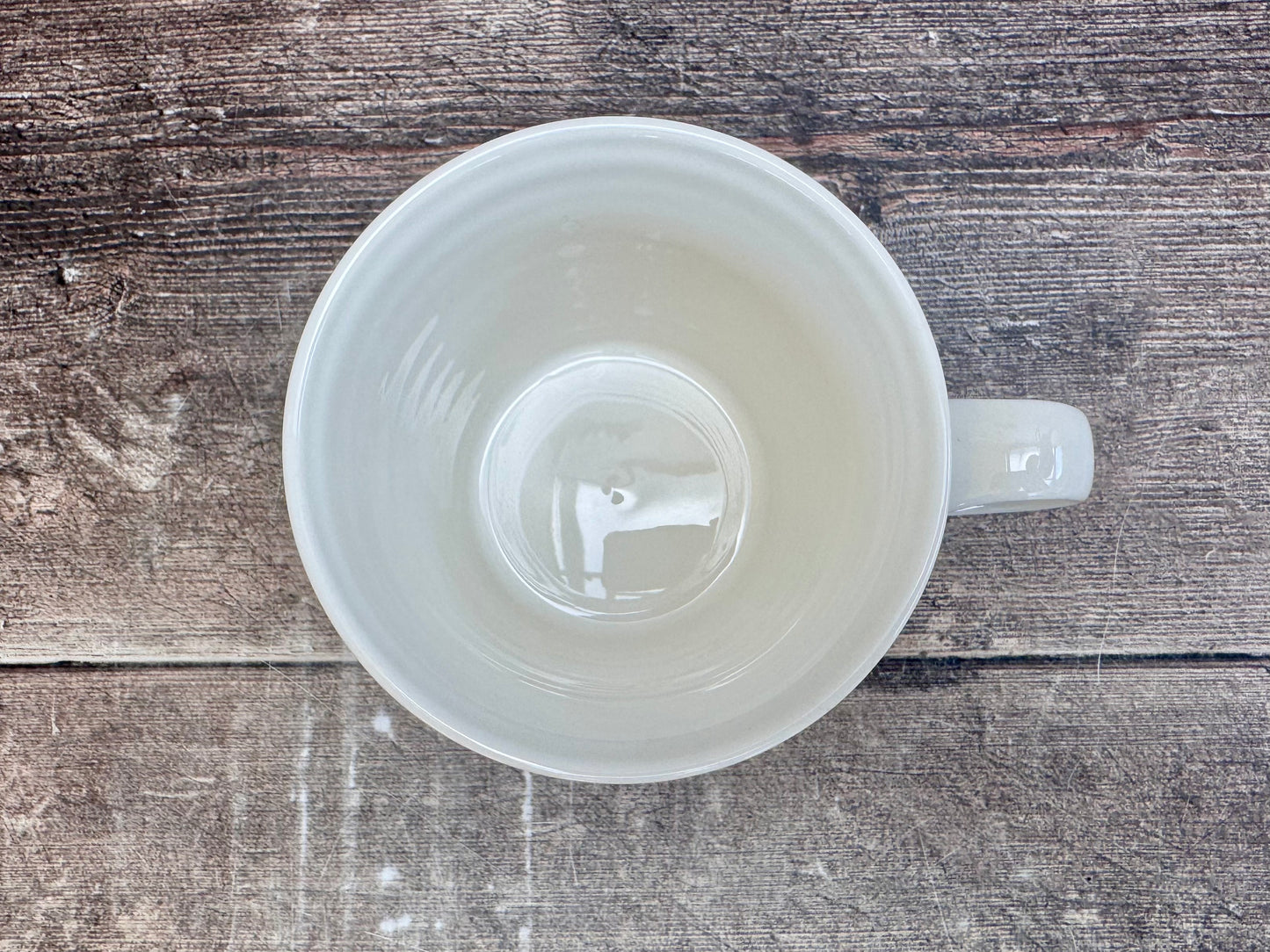 White ‘good luck’ Mug