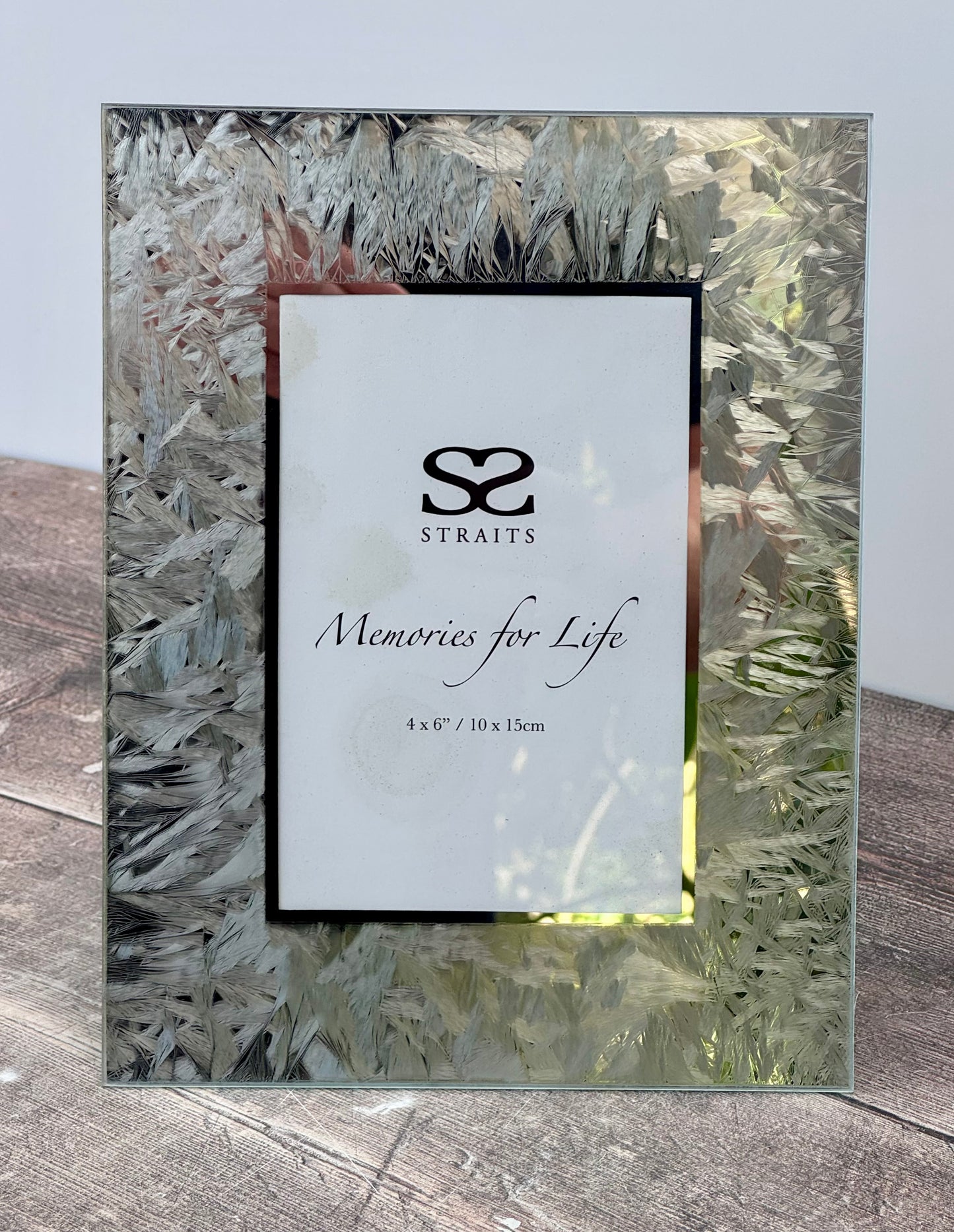 Ice Pattern Photo Frame, 4’ x 6’