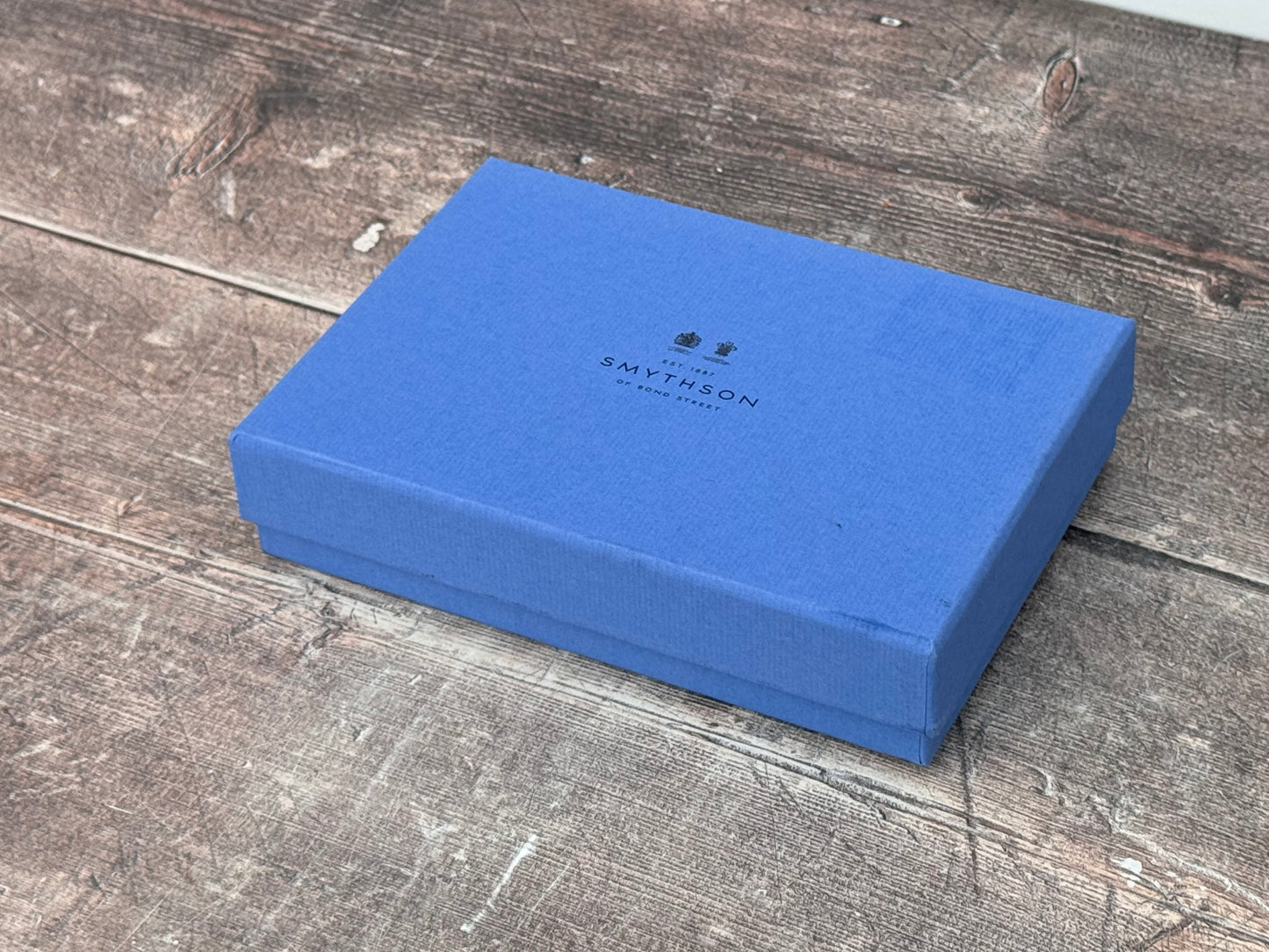 Smythson Set of 10 Blue Thank You Cards