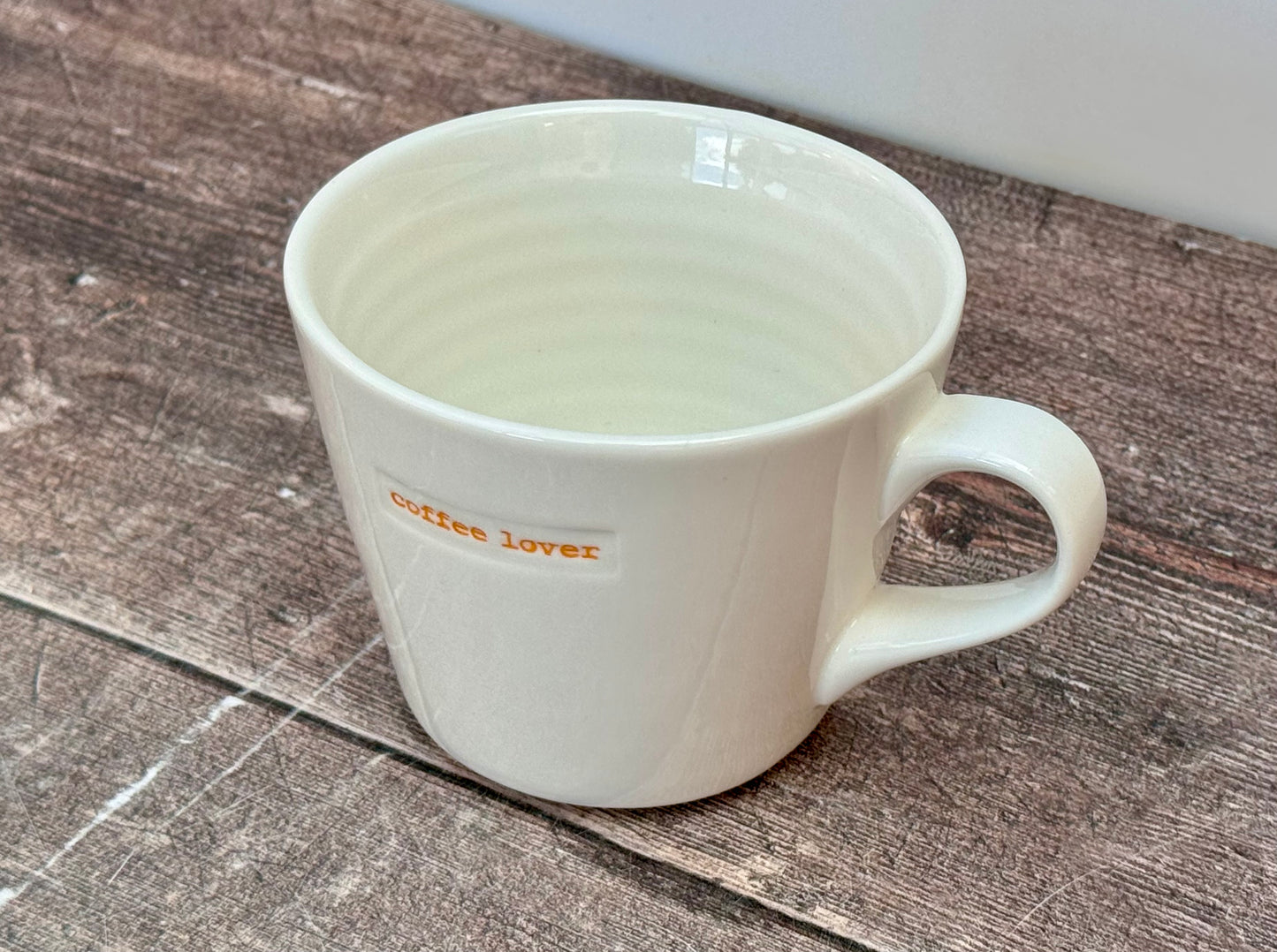 White ‘coffee lover’ Mug